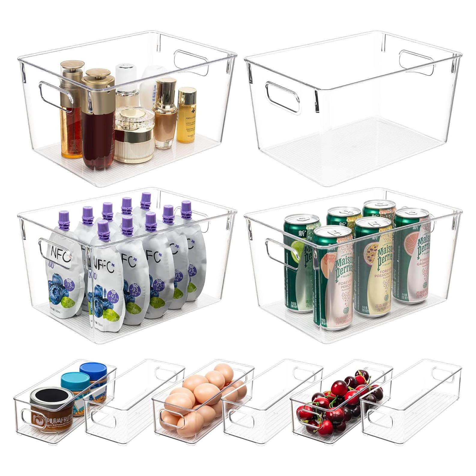 Juego de 10 Contenedores de Almacenamiento Tiawudi - 4 Grandes y 6 Pequeños