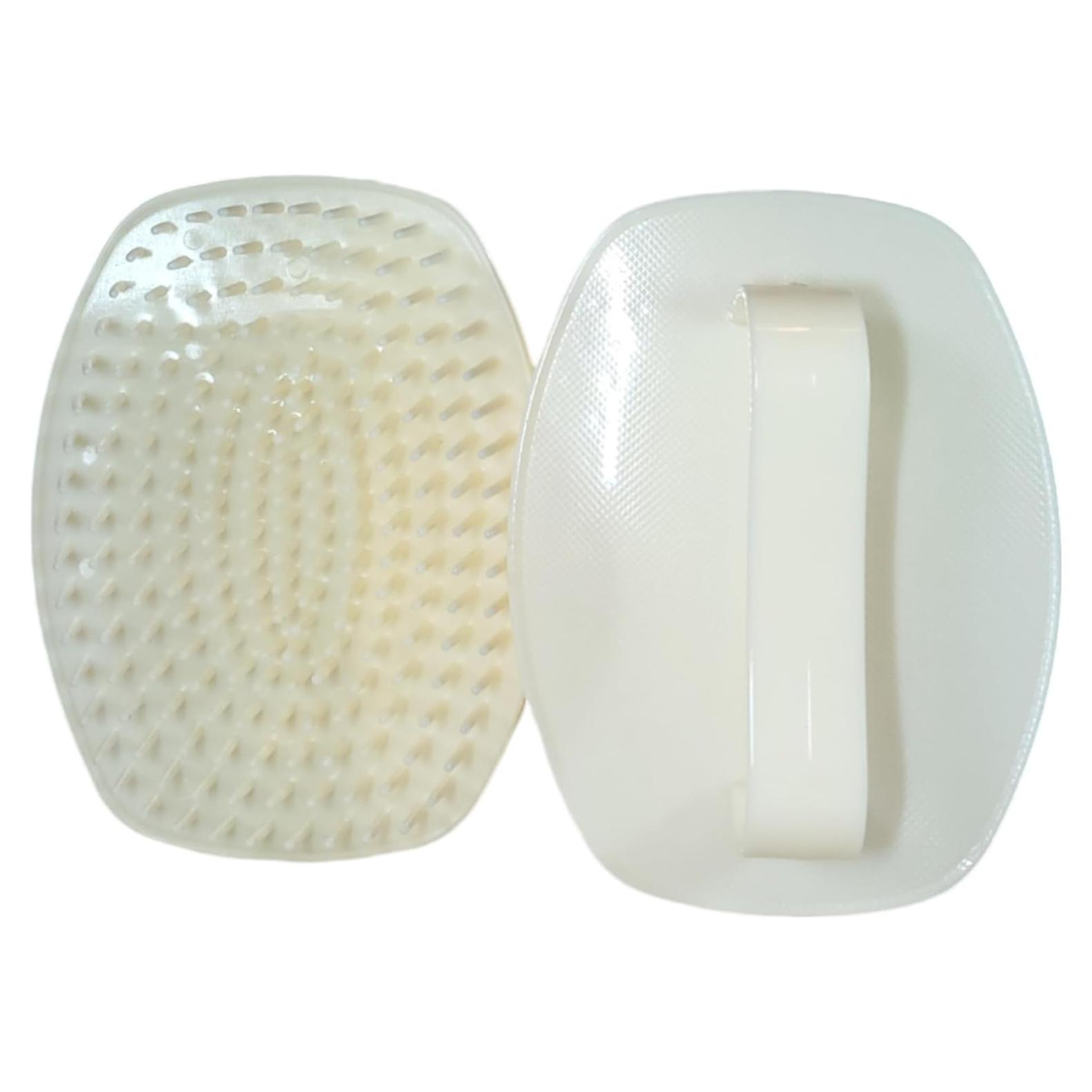 2 Cepillos de Masaje del Cuero Cabelludo Aroveea Beige