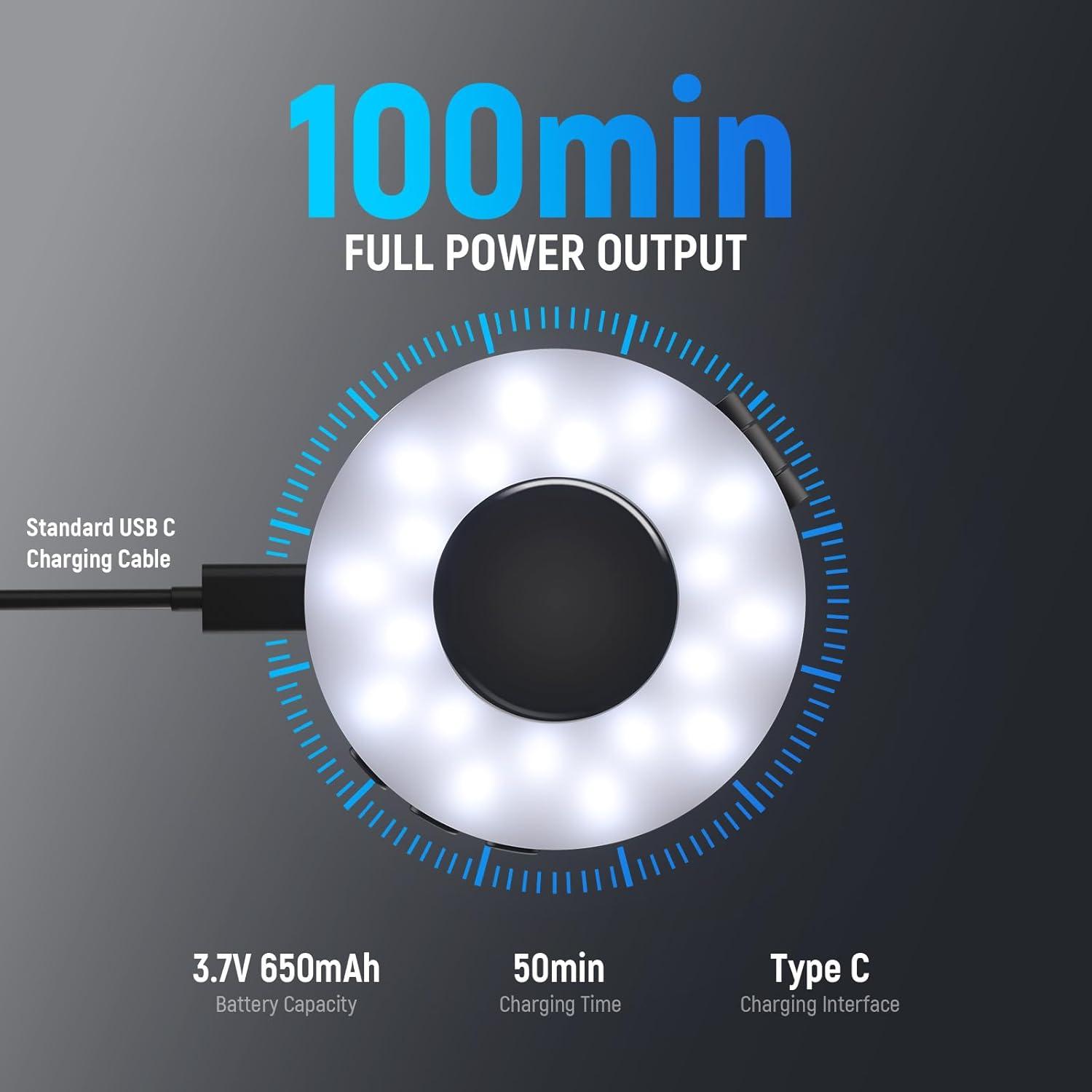 Luz de Selfie Magnética NEEWER NL40R LED 914lx 4 Modos