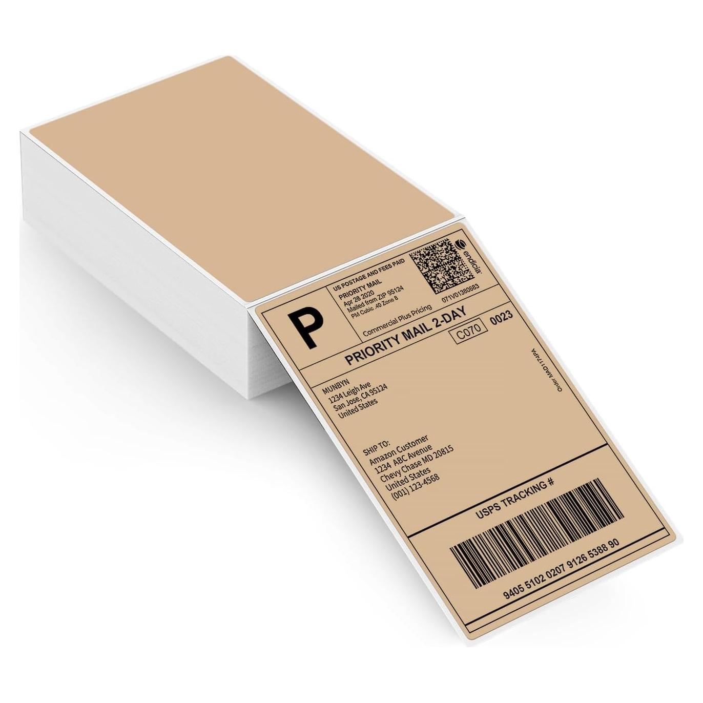 Etiquetas de Envío Térmicas MUNBYN 101.6x152.4mm 220 Hojas