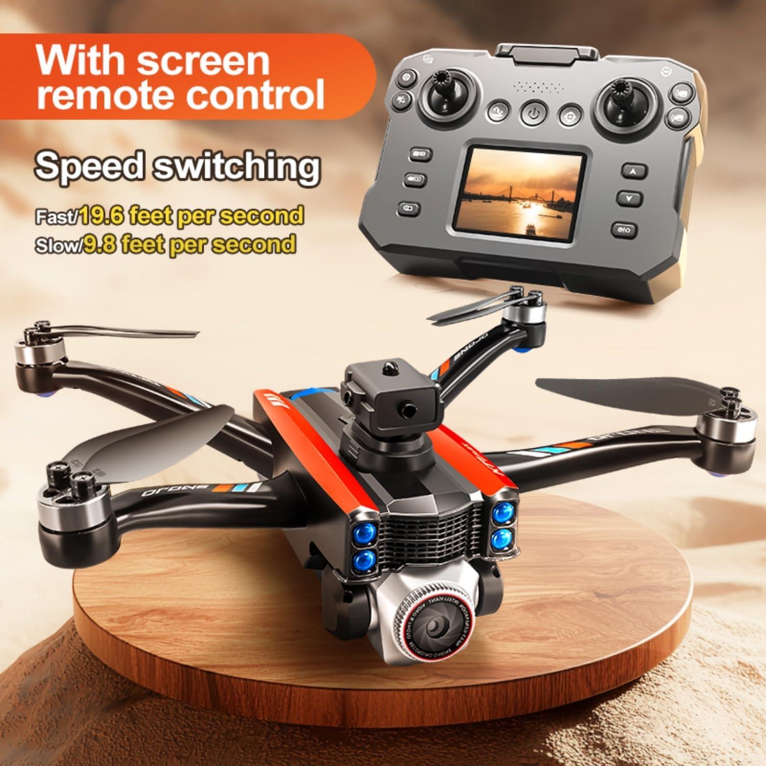 Dron EcuFlyAi K17MAX RC para Niños 1080P con 2 Baterías