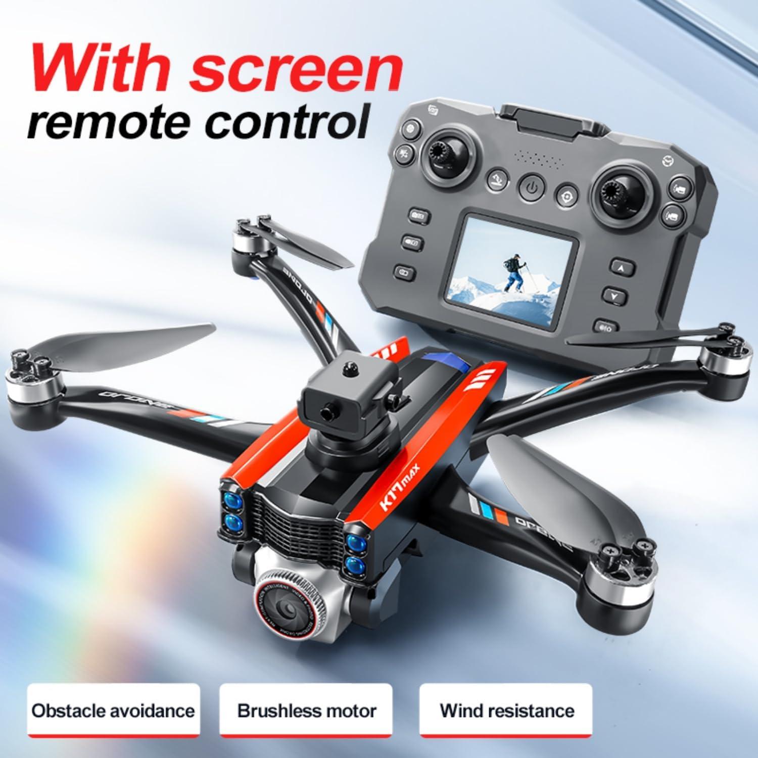 Dron EcuFlyAi K17MAX RC para Niños 1080P con 2 Baterías