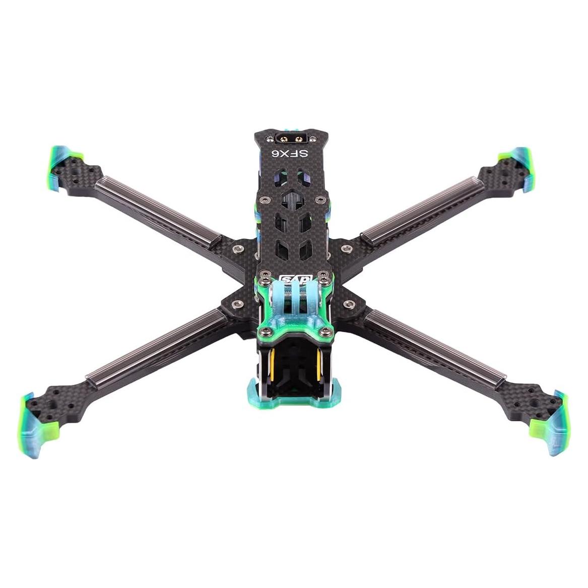 Kit Marco Drone FPV DYSRC SFX6 6 Pulgadas Fibra Carbono