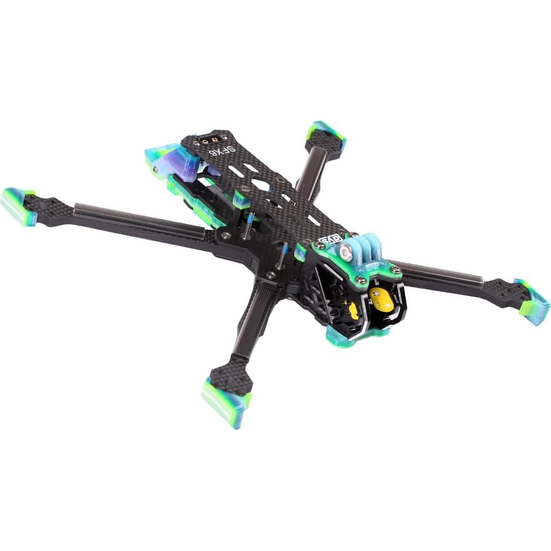 Kit Marco Drone FPV DYSRC SFX6 6 Pulgadas Fibra Carbono