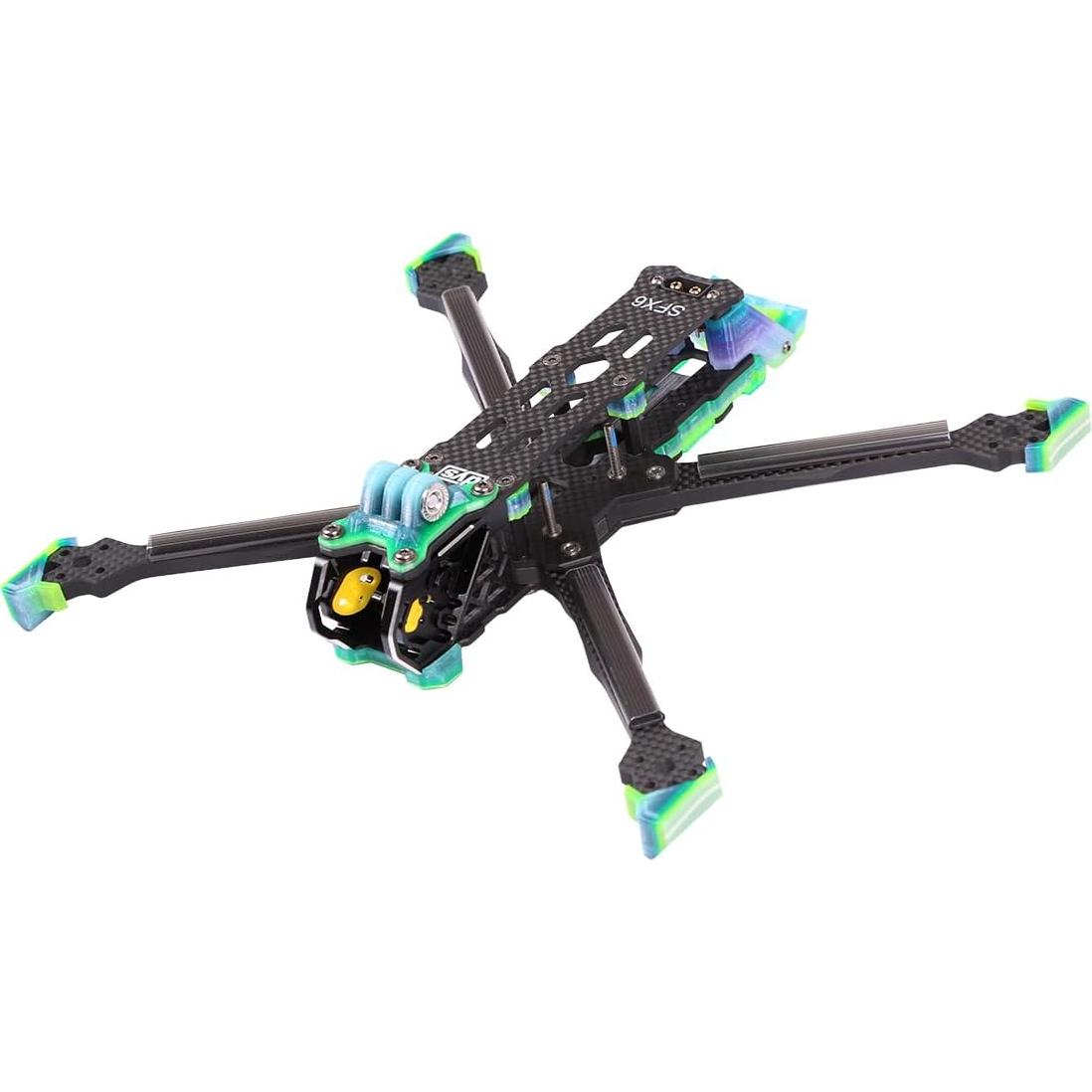 Kit Marco Drone FPV DYSRC SFX6 6 Pulgadas Fibra Carbono
