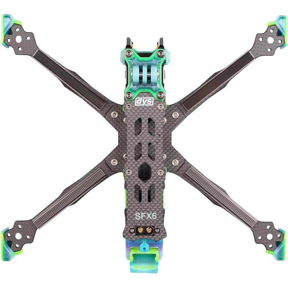 Kit Marco Drone FPV DYSRC SFX6 6 Pulgadas Fibra Carbono