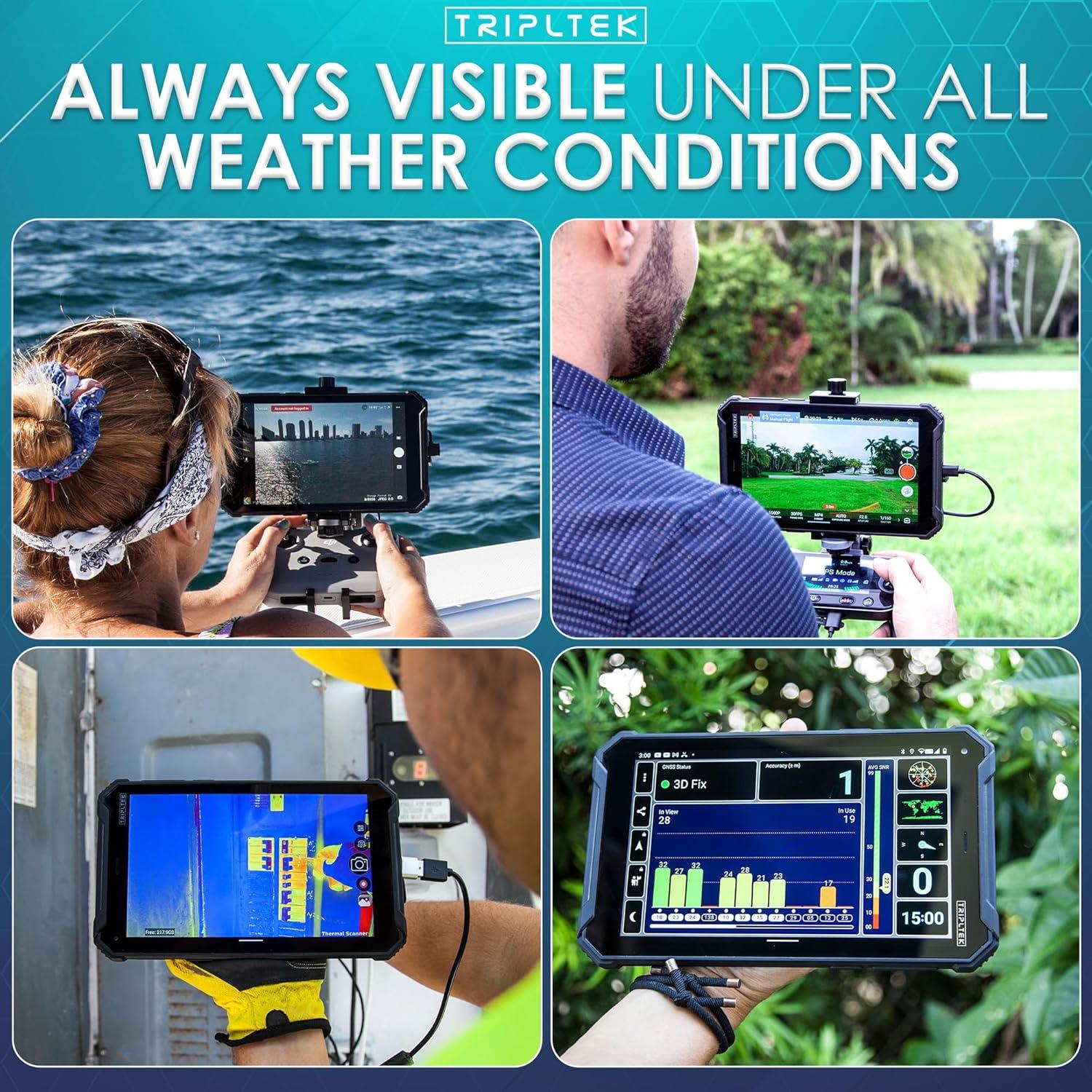 Tableta Smartphone TRIPLTEK 8" 4G LTE 256GB 8GB RAM IP68