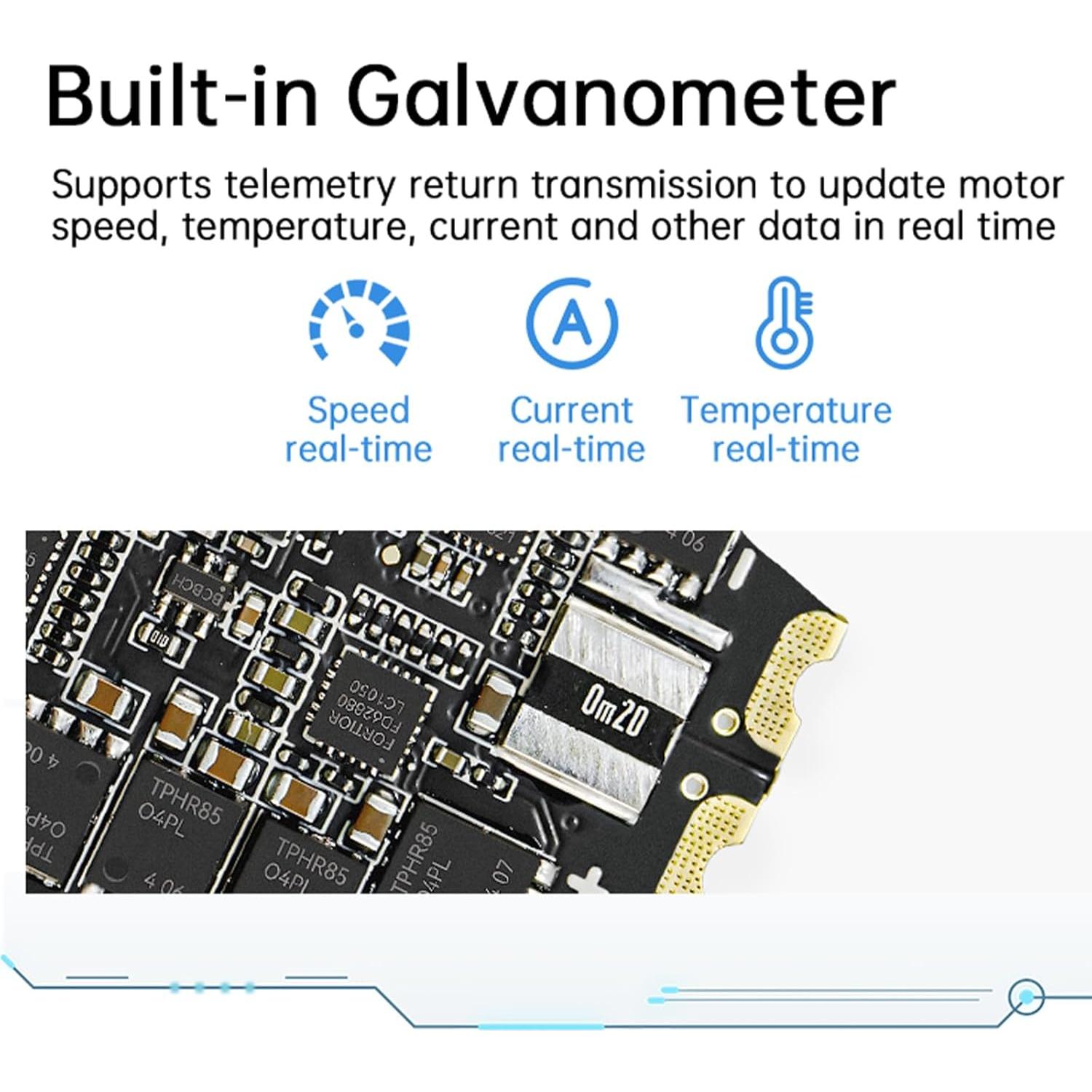 Controlador de Vuelo SEQURE H743 V2 con ESC 70A para Drones