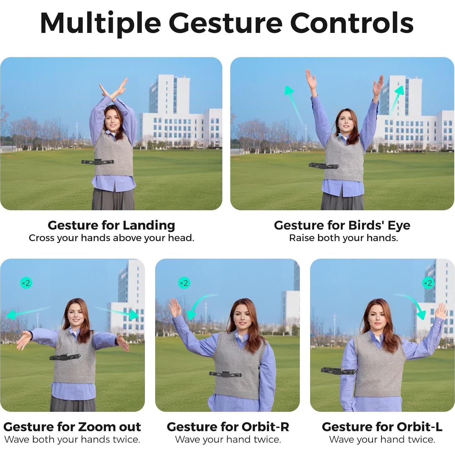 Drone HOVERAir X1 con cámara HDR, autovolante y plegable