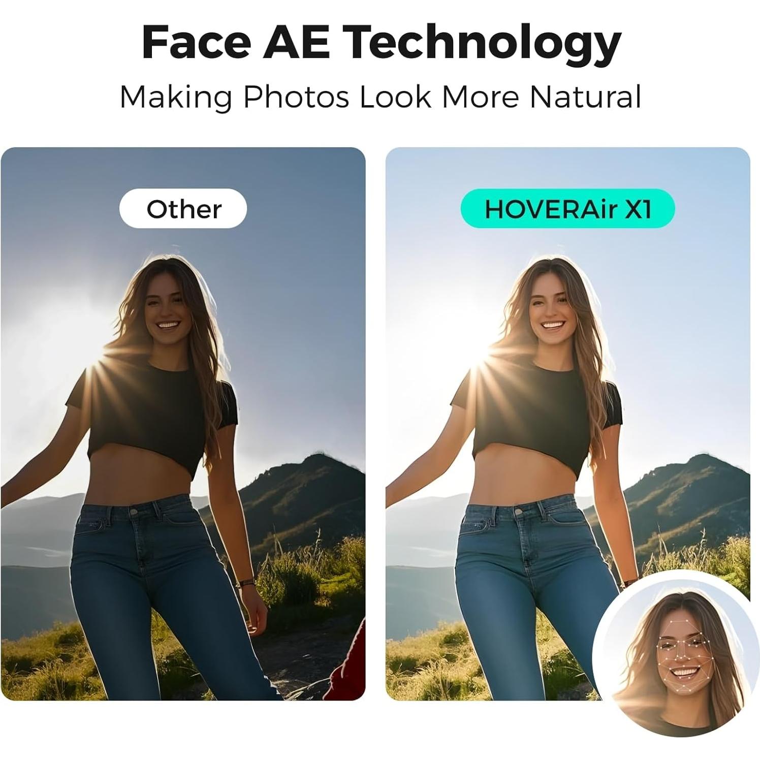 Drone HOVERAir X1 con Cámara 2.7K, Plegable y Autopilotado