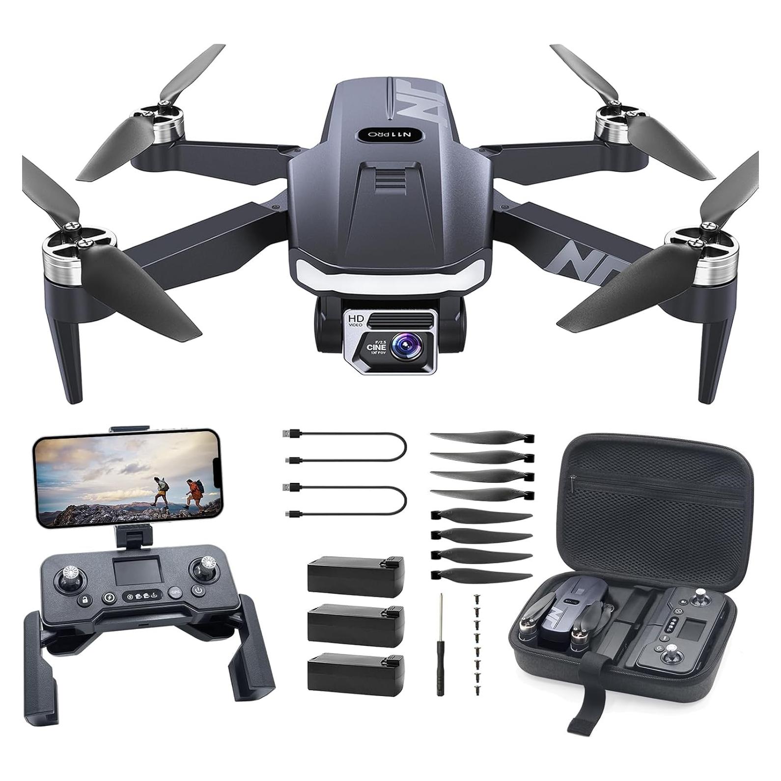 Dron Profesional NAFYRE N11 PRO 4K GPS con Seguimiento Automático