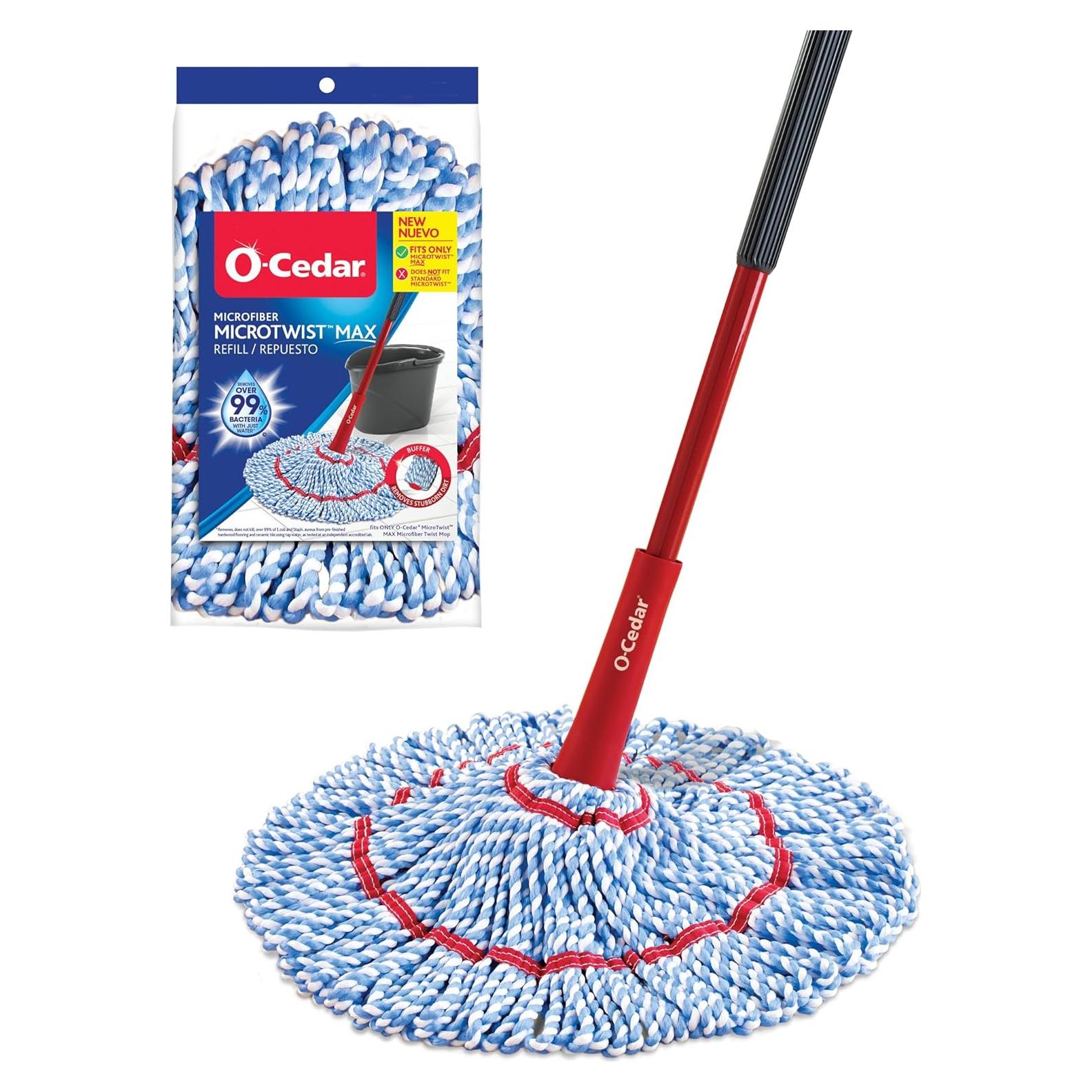 Mop O-Cedar MicroTwist MAX con 1 Recarga Extra 45.72 cm