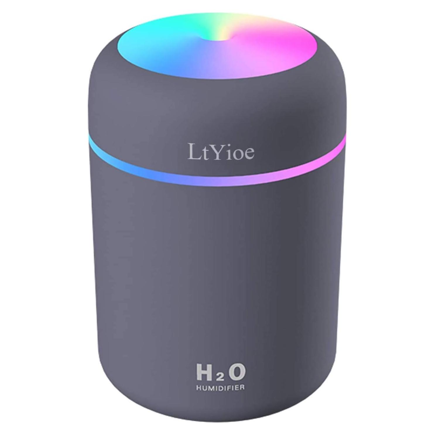 Humidificador Mini LtYioe USB 2 Modos Neblina Luz Nocturna