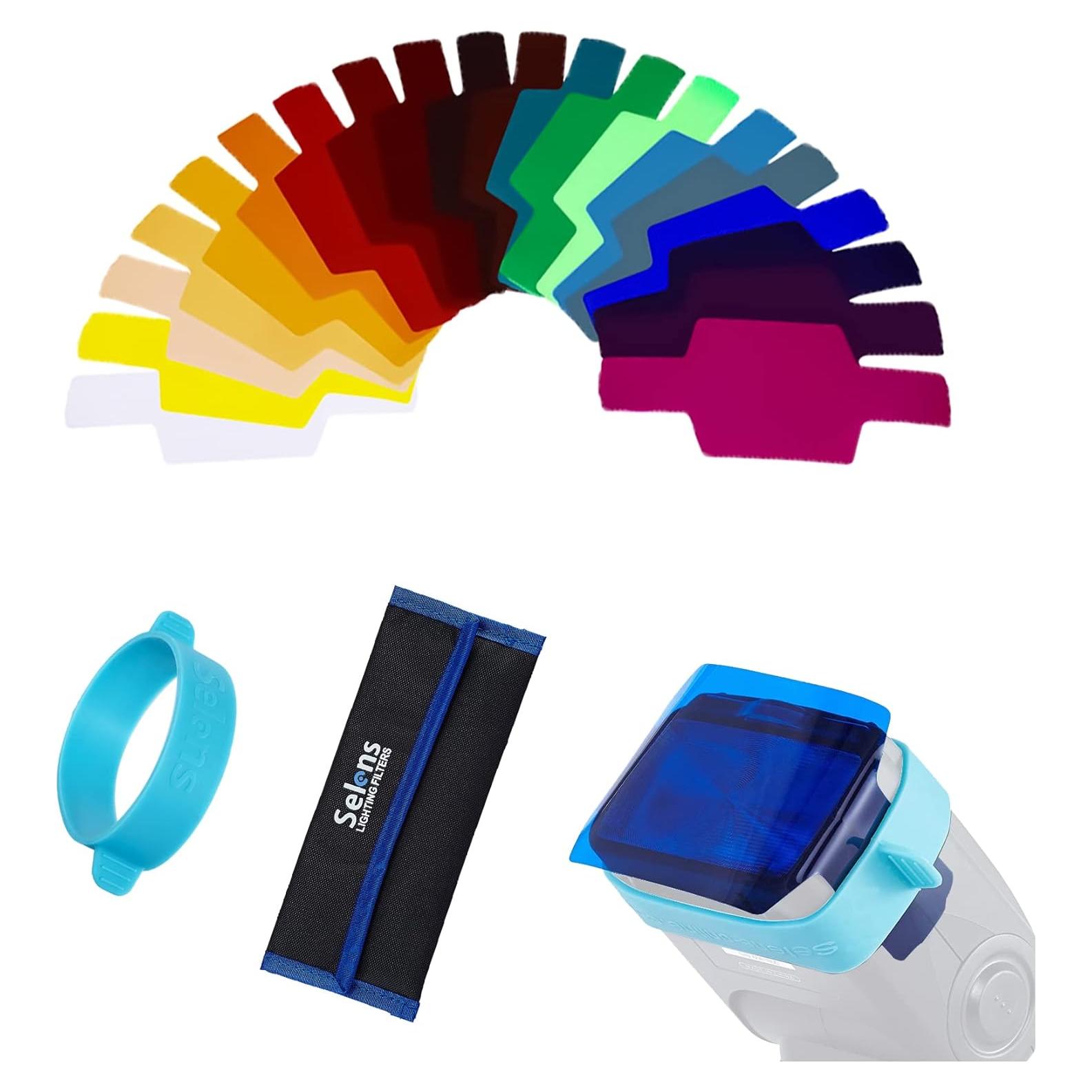 Filtros de Luz Selens SE-CG20 20 Pcs para Flash de Cámara