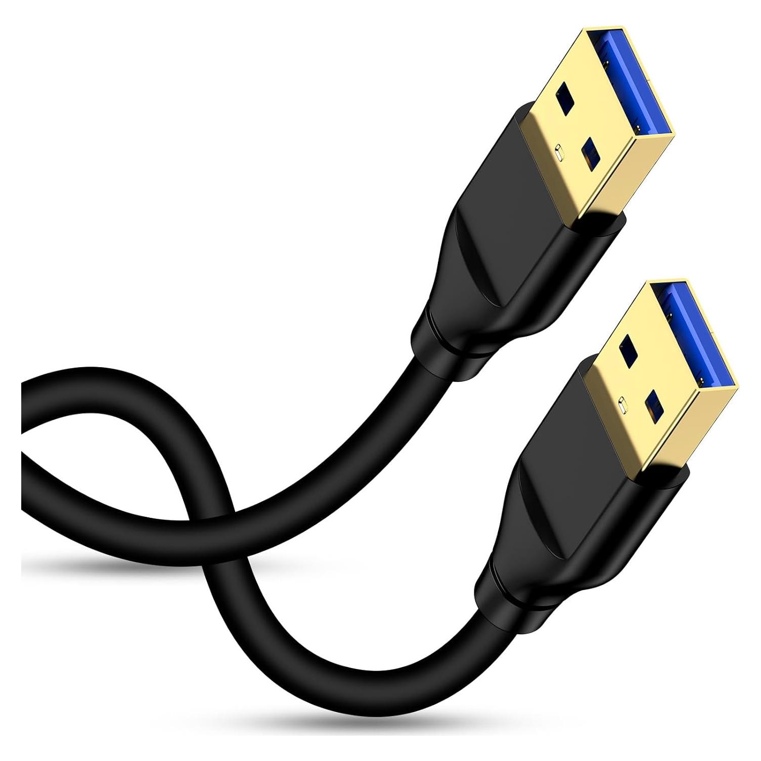 Cable USB 3.0 A a A Macho 1.83m para Transferencia de Datos