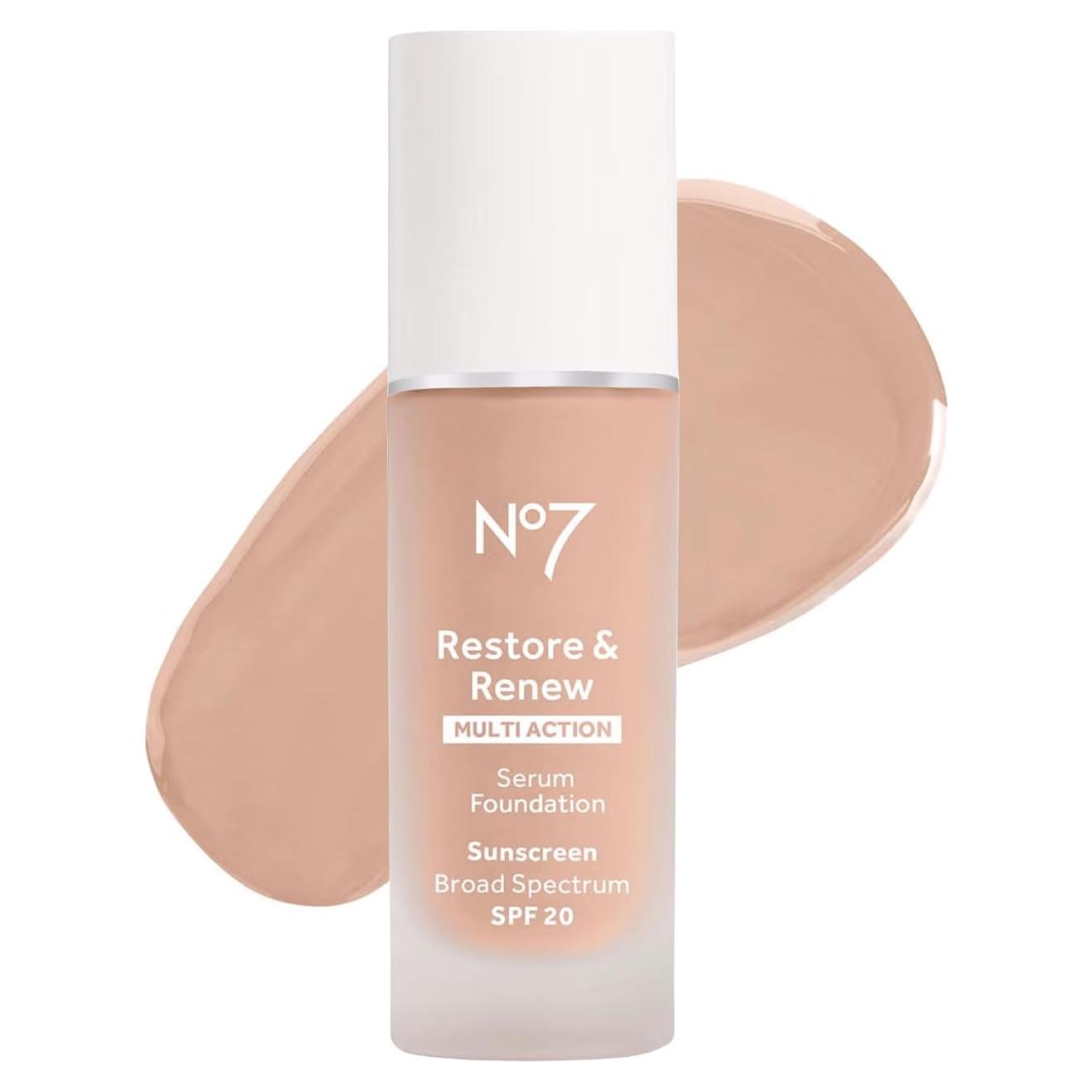 Suero de Fundación No7 Restaurar y Renovar 30ml - Porcelana