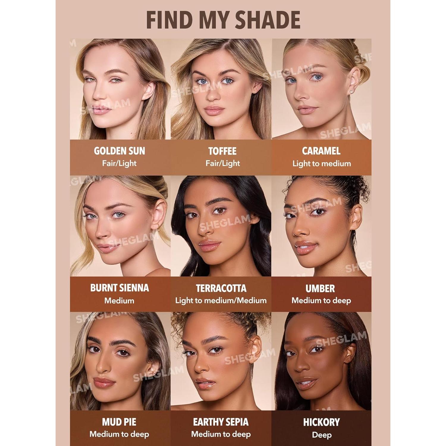 Bronceador Líquido Mate SHEGLAM Sun Beam 59g Siena Quemada