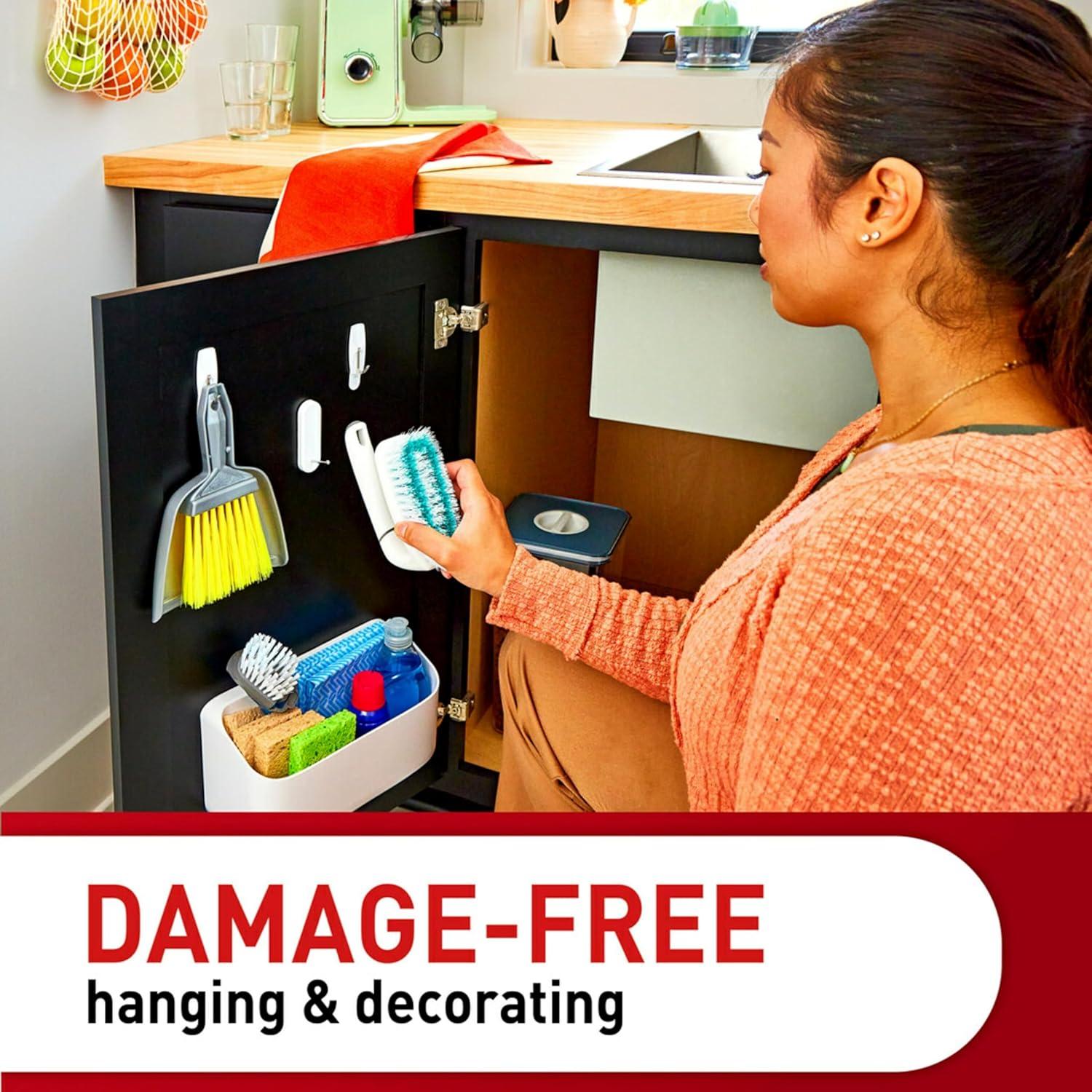 Ganchos de Alambre Command 3 Unidades Blanco - Organiza Sin Daños