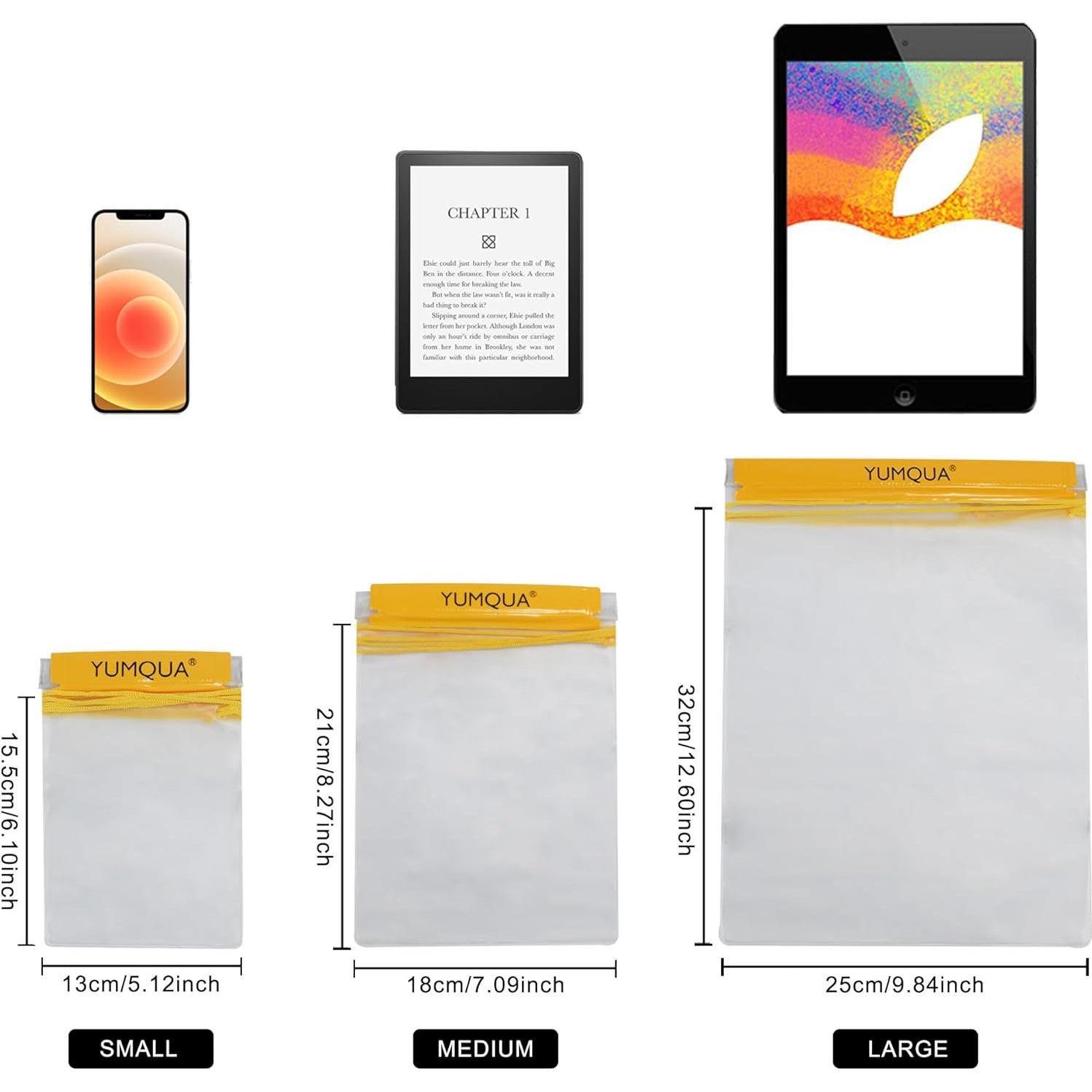 Bolsas Impermeables YUMQUA Wpc-04 para Teléfono y Documentos