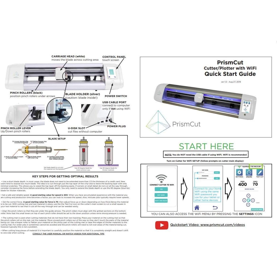 Cortadora de Vinilo PrismCut P20 WiFi 40.64 cm Automática
