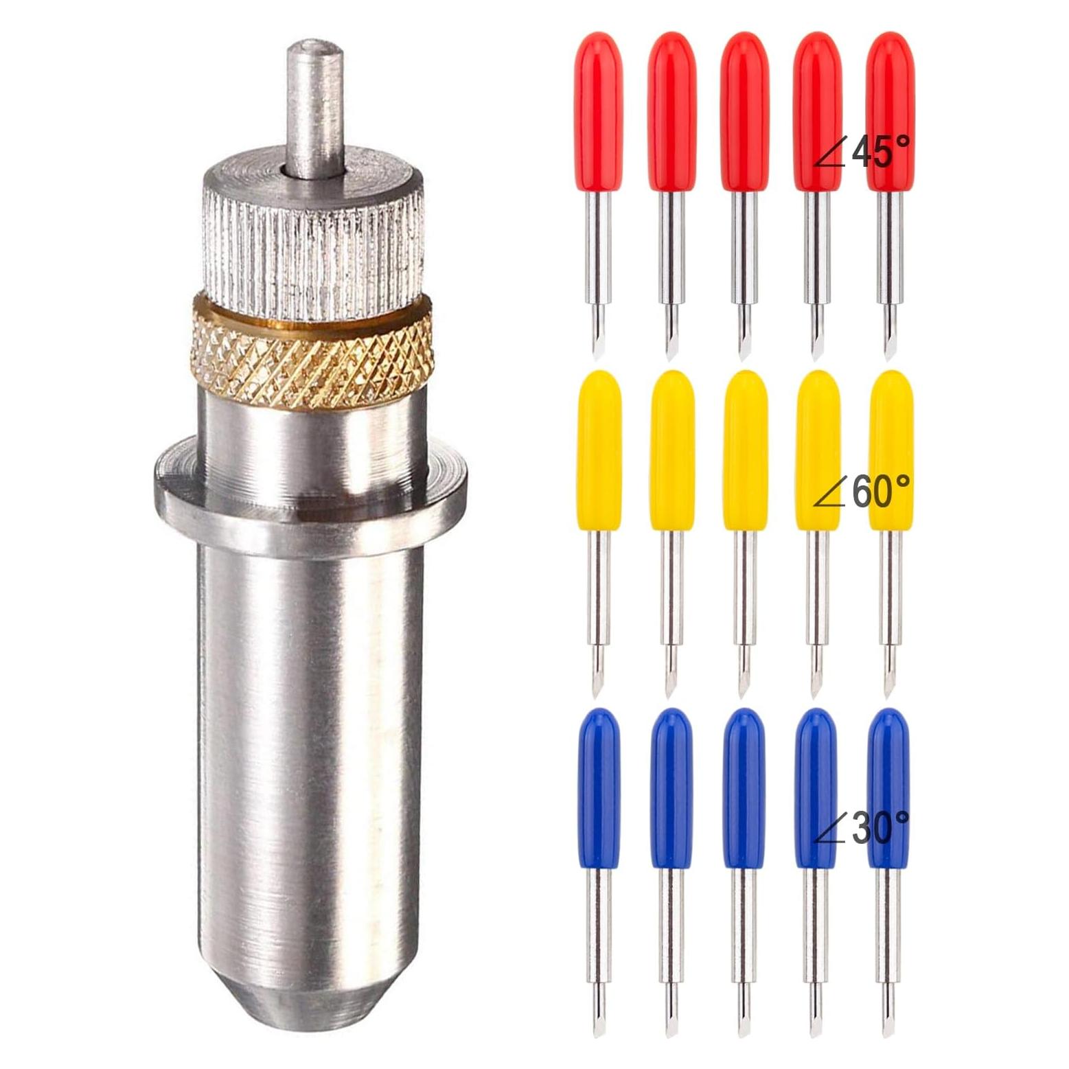 15 Cuchillas de Cortador de Vinilo ADVcer 30/45/60 Grados