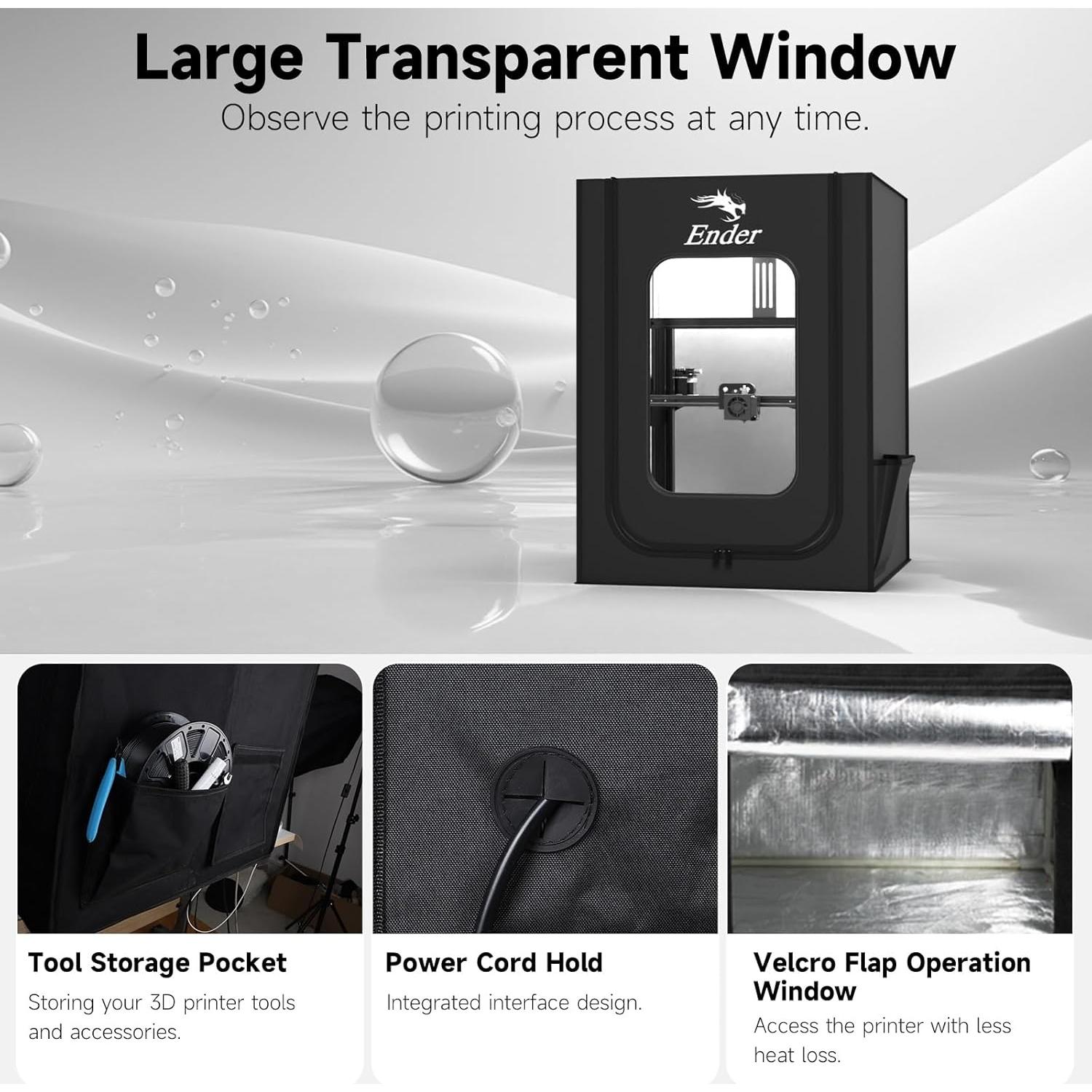 Cubierta Protectora para Impresora 3D Creality 480x600x720mm