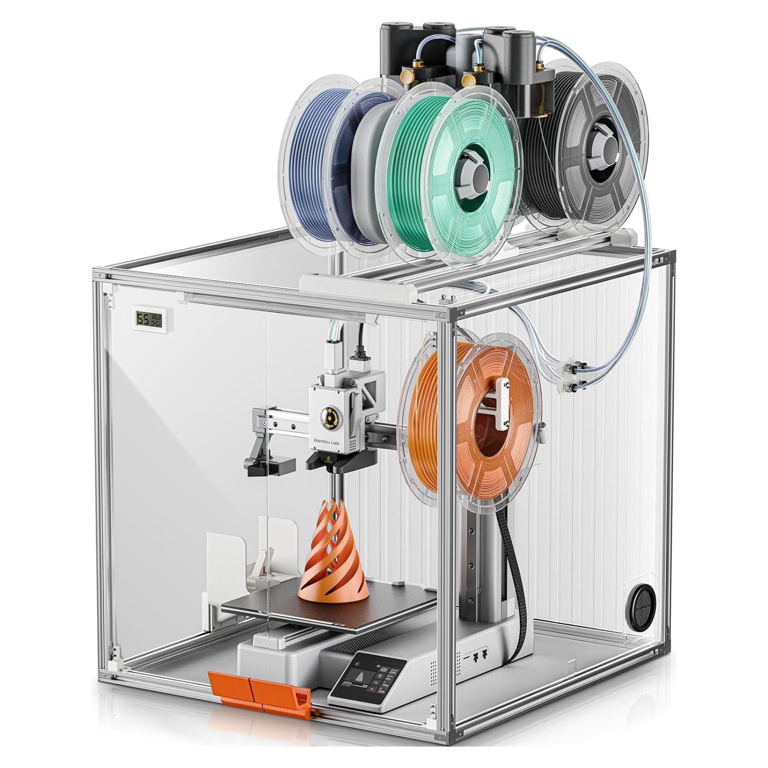 Cubierta Acrílica para Impresora 3D Bambu Lab A1 Mini 470x470x470mm