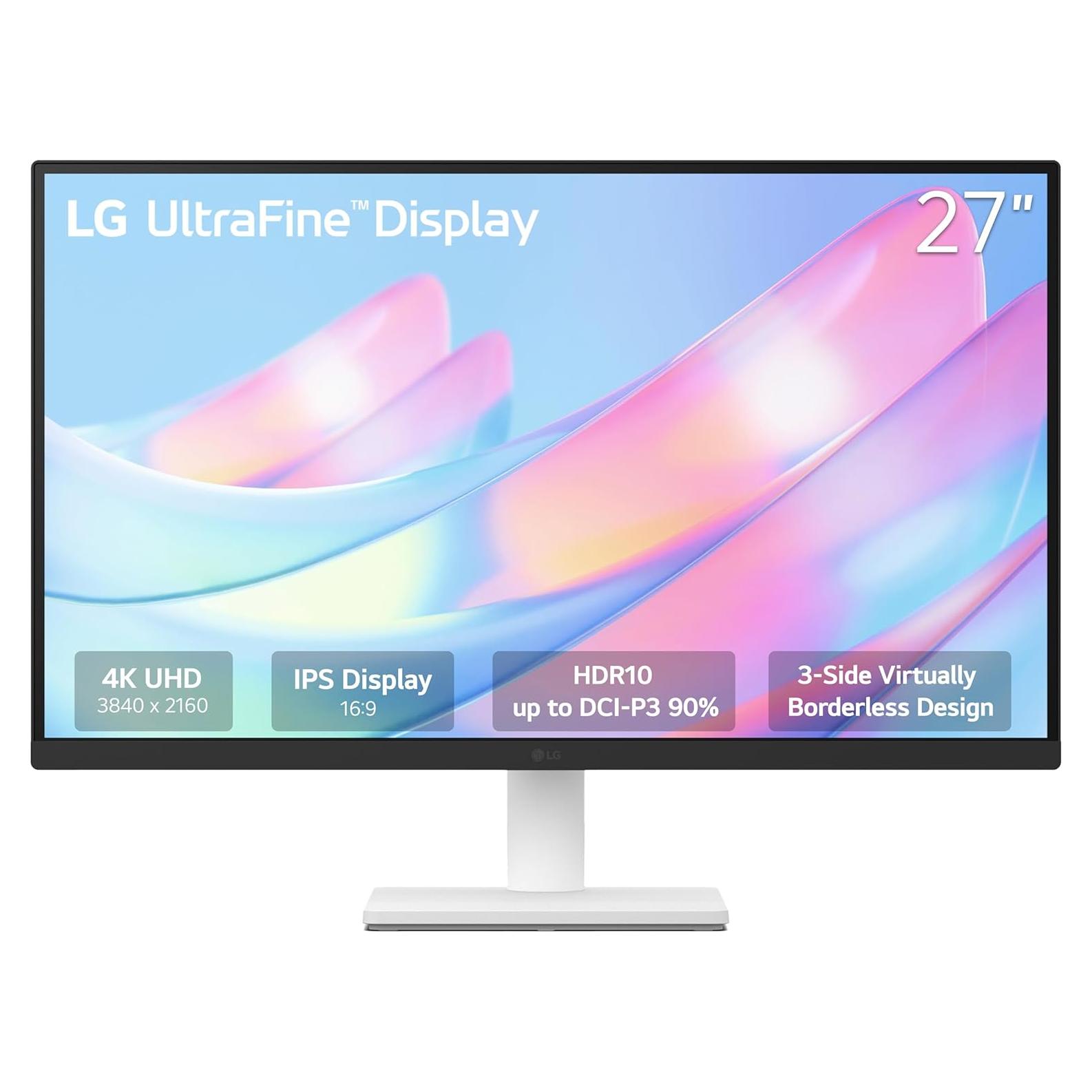 Monitor LG 27US500-W 27" 4K UHD HDR10 IPS Sin Bordes
