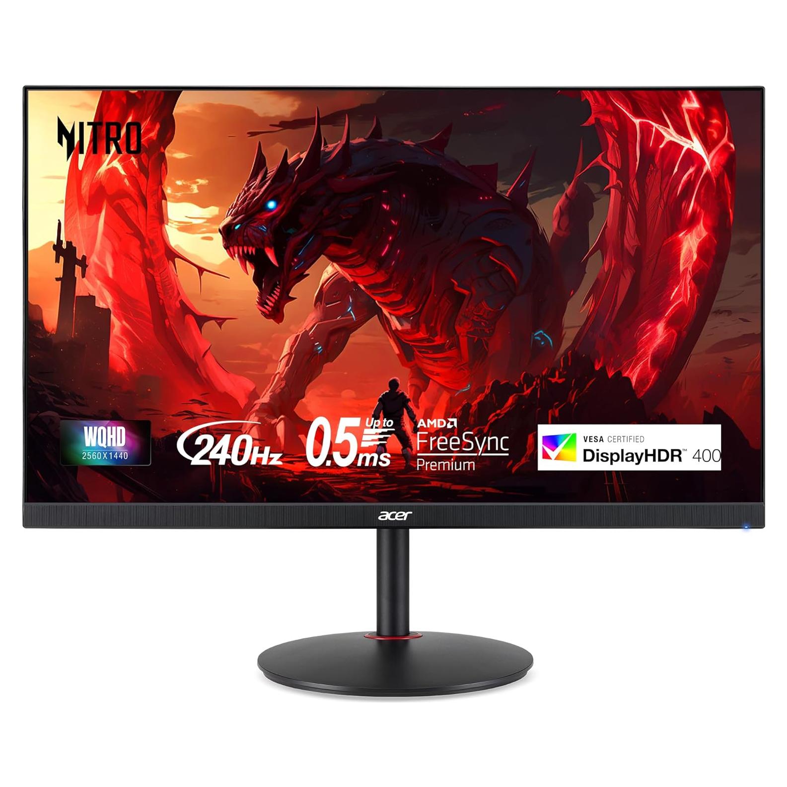 Monitor de Juegos Acer 27" WQHD 240Hz FreeSync XV272U