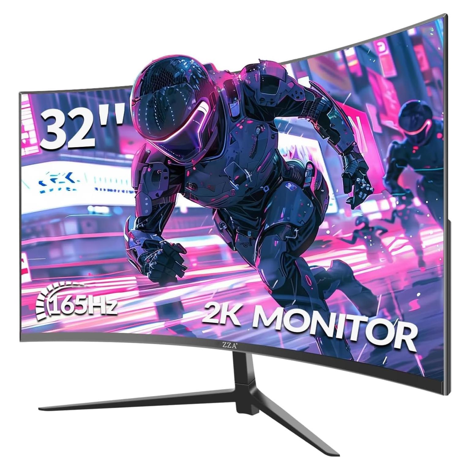 Monitor ZZA 32" 2K 165Hz FreeSync G-Sync 1ms HDR10