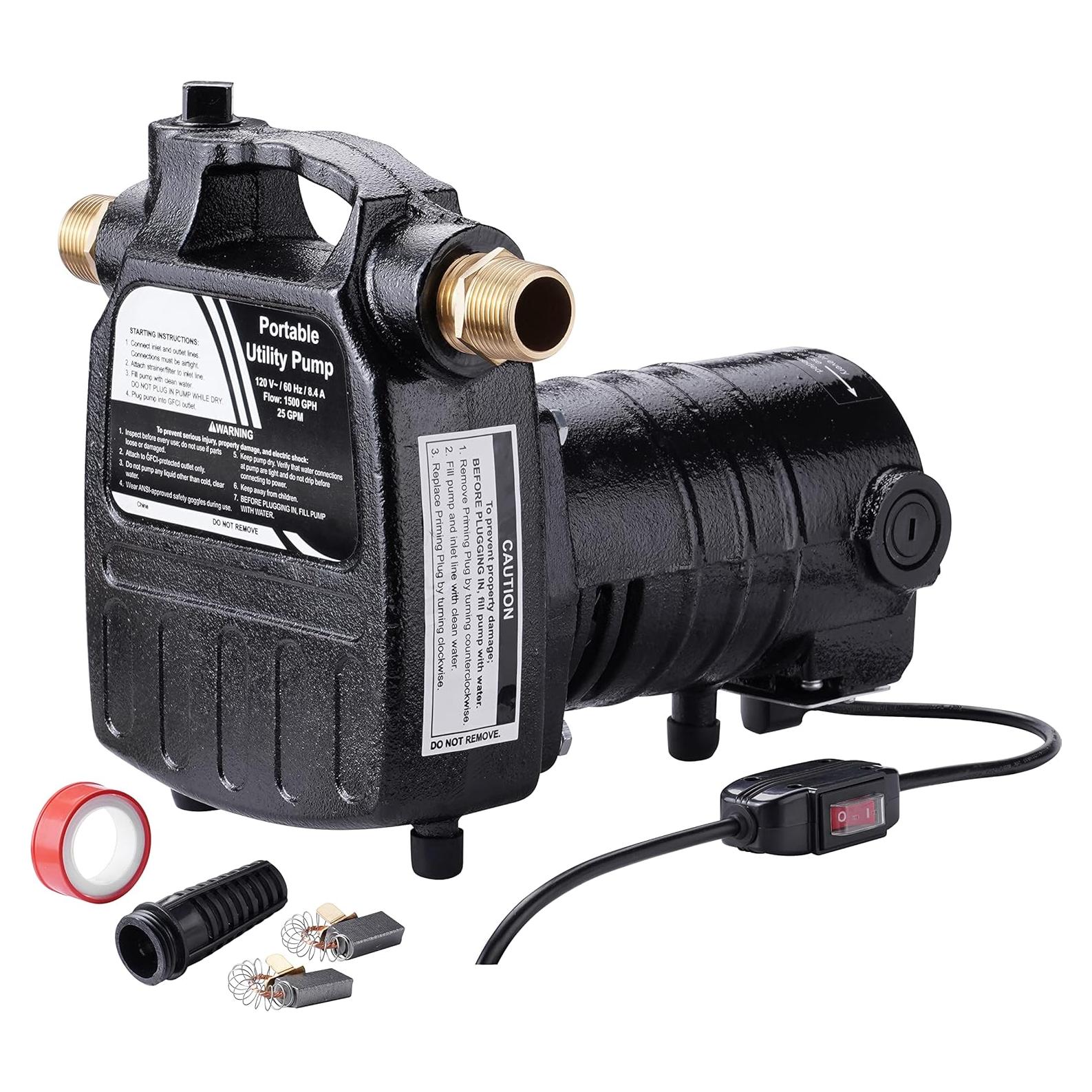 Bomba de Transferencia de Agua EXTRAUP 1/2HP Hierro Fundido 5678 L/h