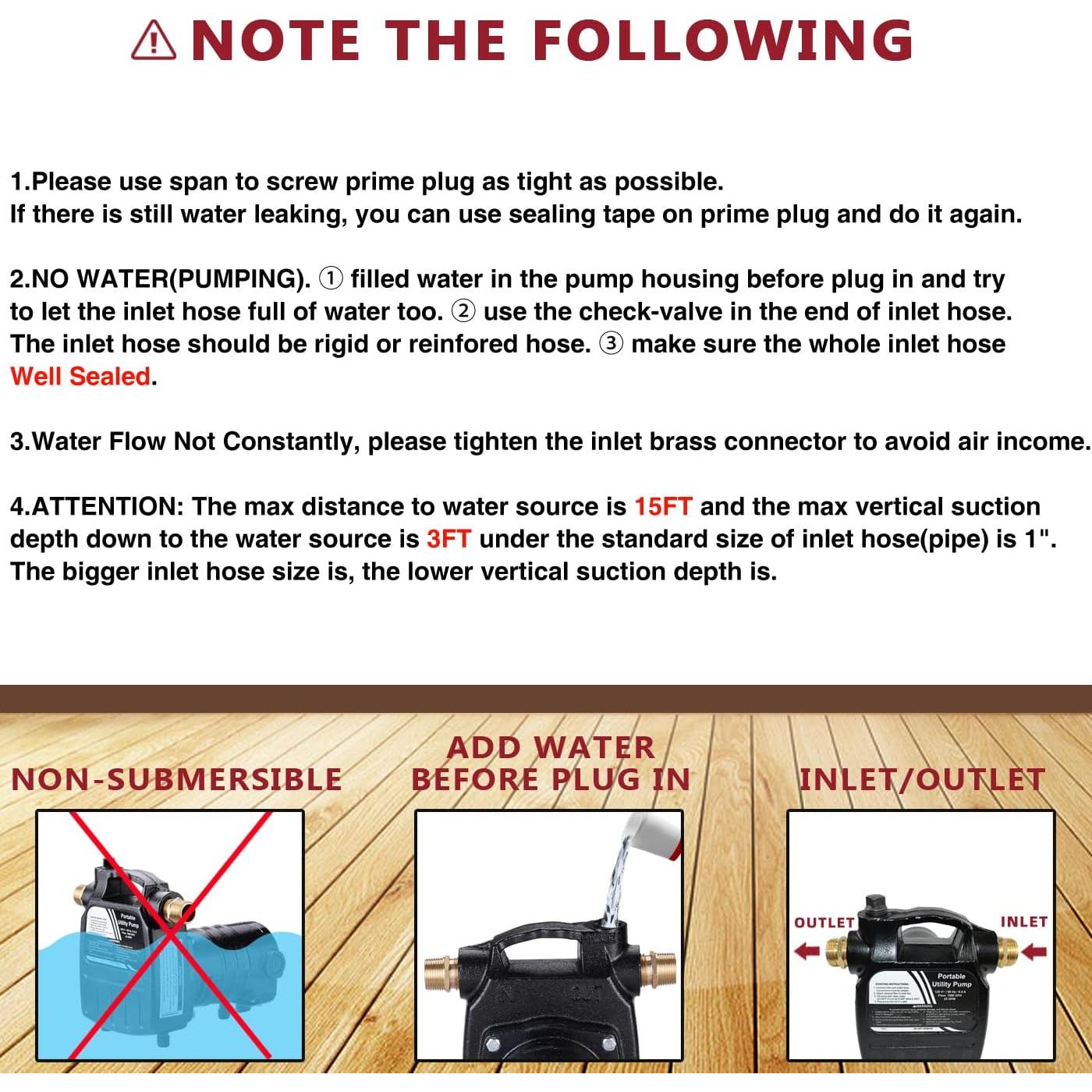 Bomba de Transferencia de Agua EXTRAUP 1/2HP Hierro Fundido 5678 L/h