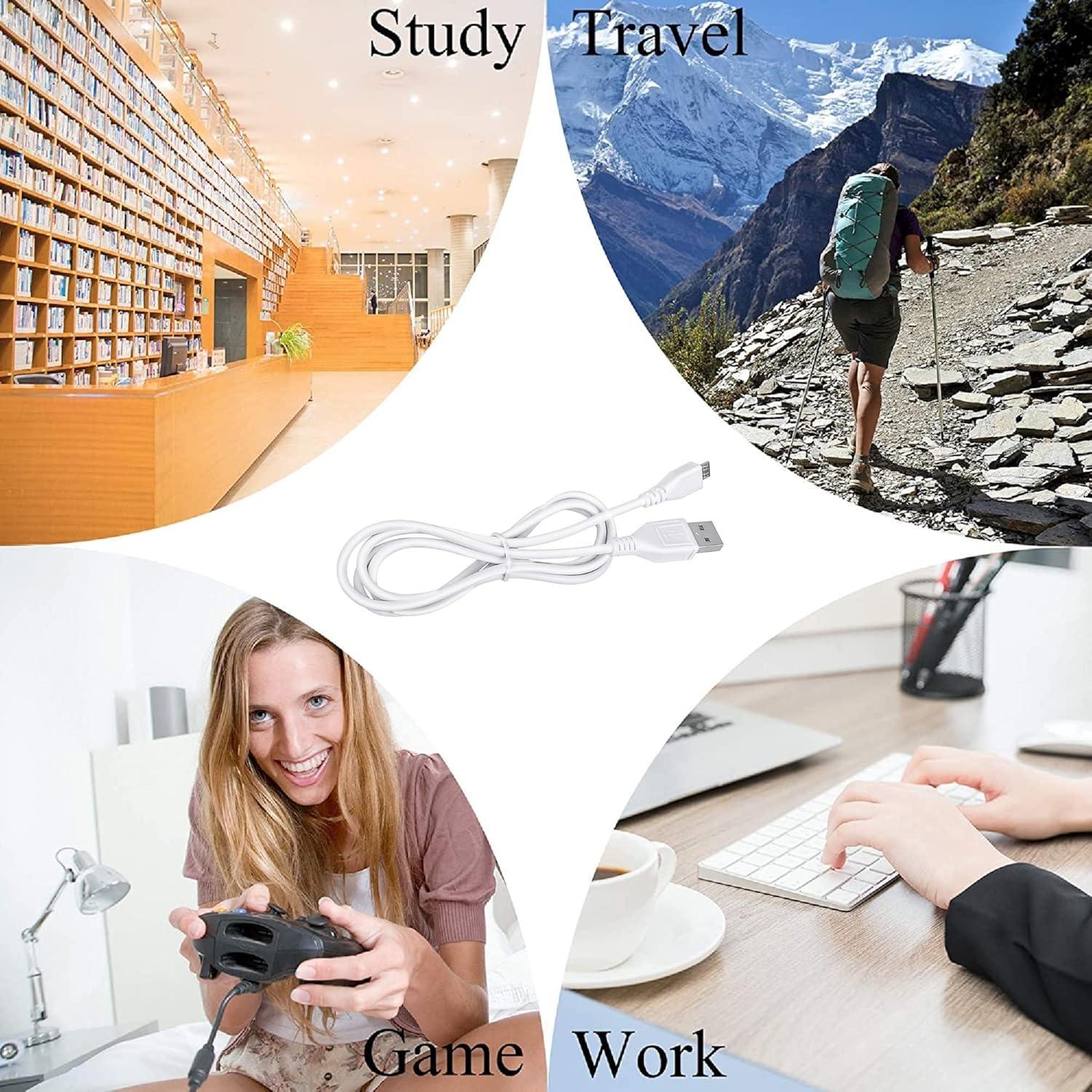 Cable de Carga Micro USB 1m Kaito KA332W Radio Meteorológica