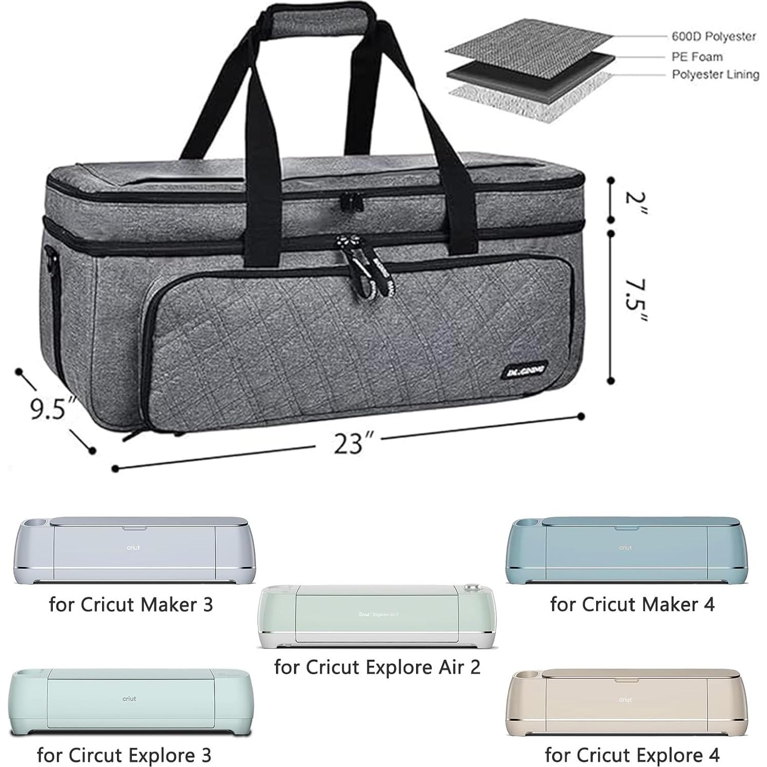 Funda para Cricut Maker 3/4 y Explore 3/Air 2 IMAGINING Gris