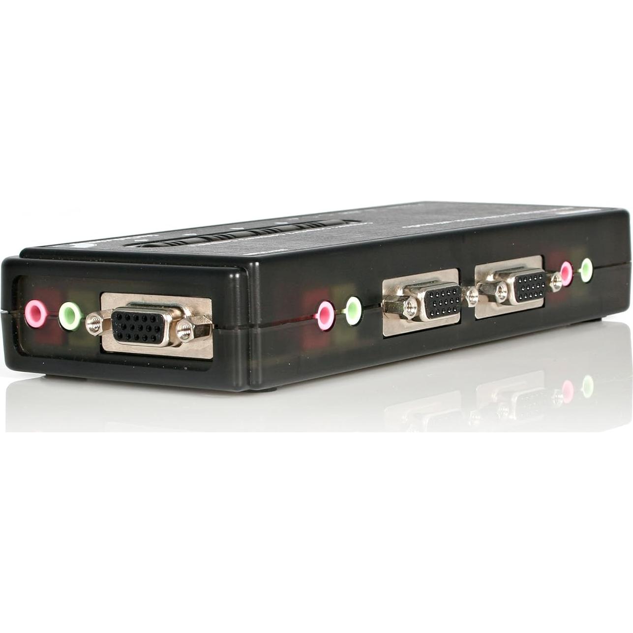 Conmutador KVM USB 4 Puertos StarTech SV411KUSB con Cables