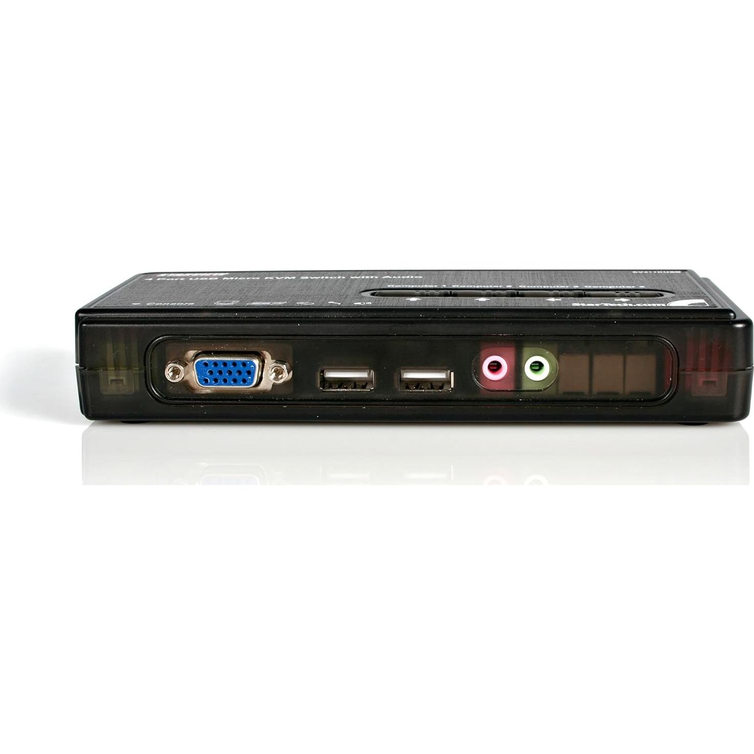 Conmutador KVM USB 4 Puertos StarTech SV411KUSB con Cables