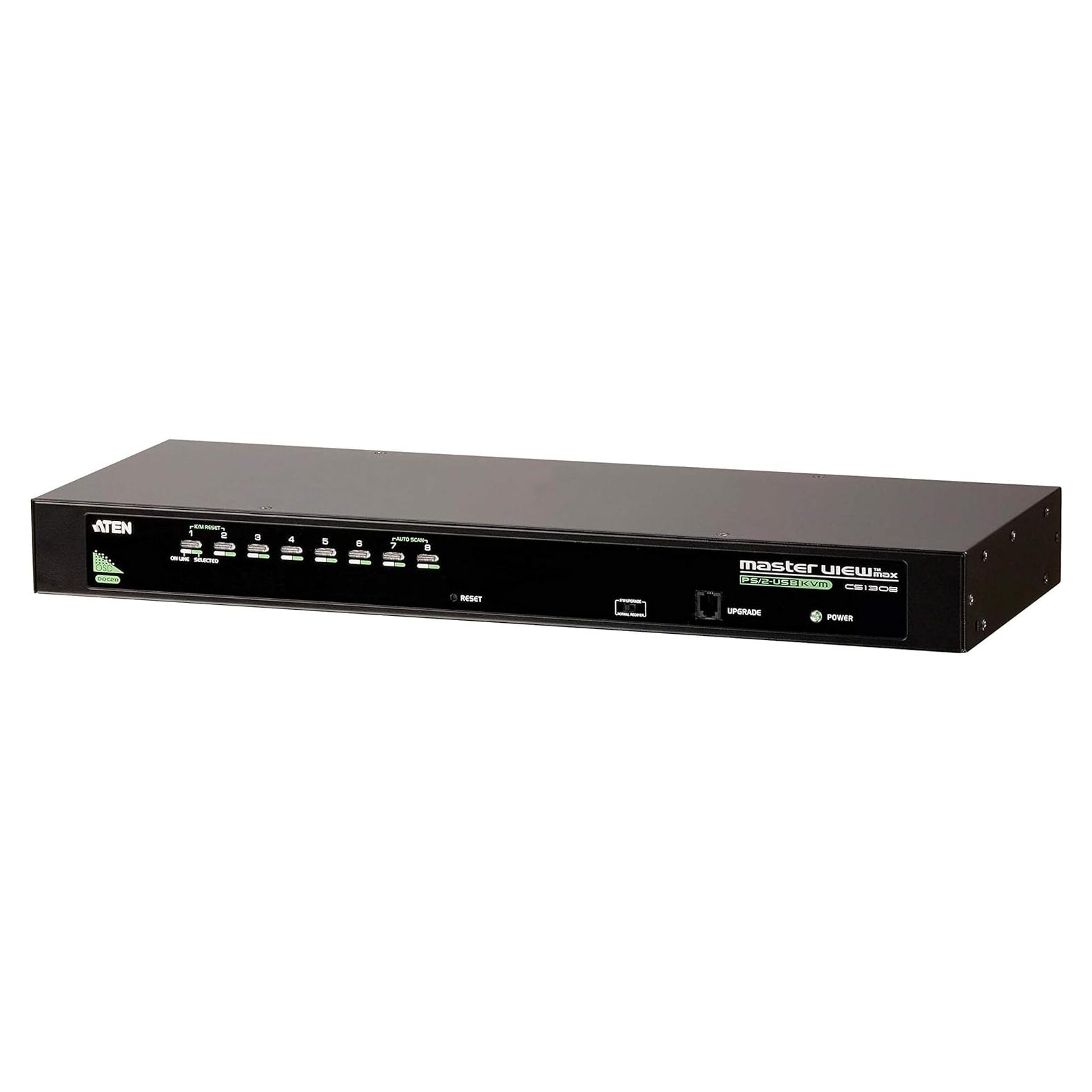 Interruptor KVM ATEN CS1308 8 Puertos USB/PS2 Negro