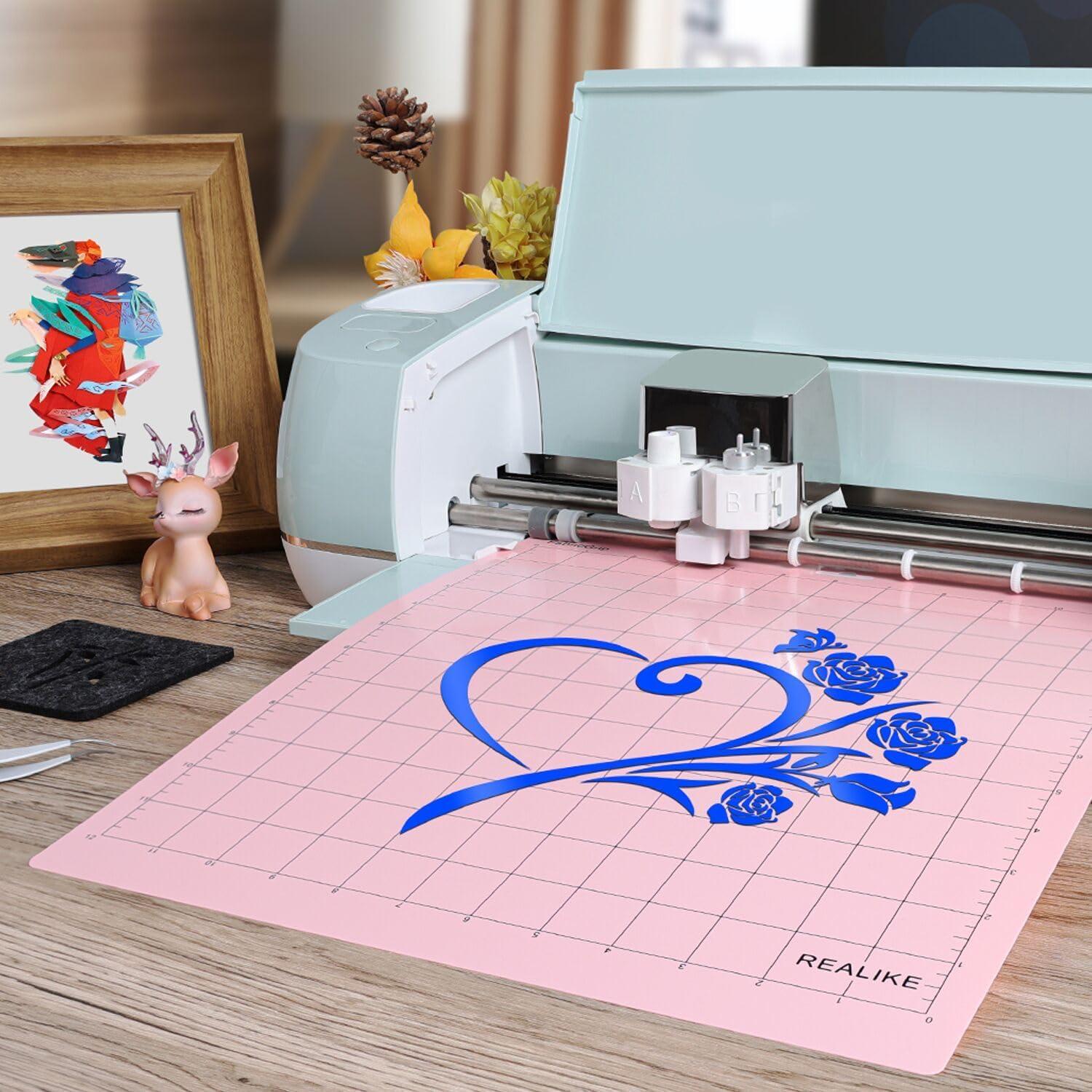 Tapetes de Corte REALIKE 12x12" para Cricut - Paquete de 5