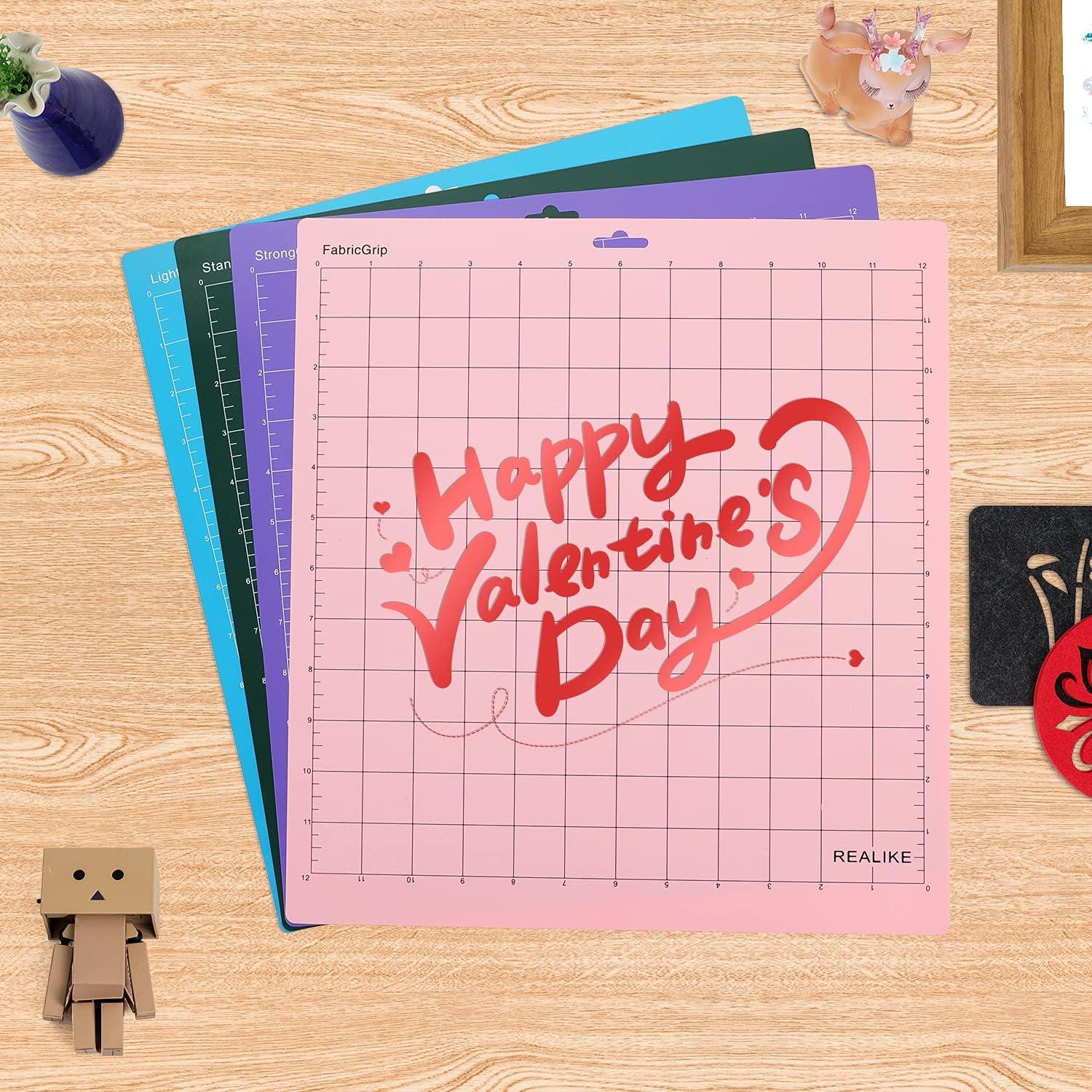 Tapetes de Corte REALIKE 12x12" para Cricut - Paquete de 5