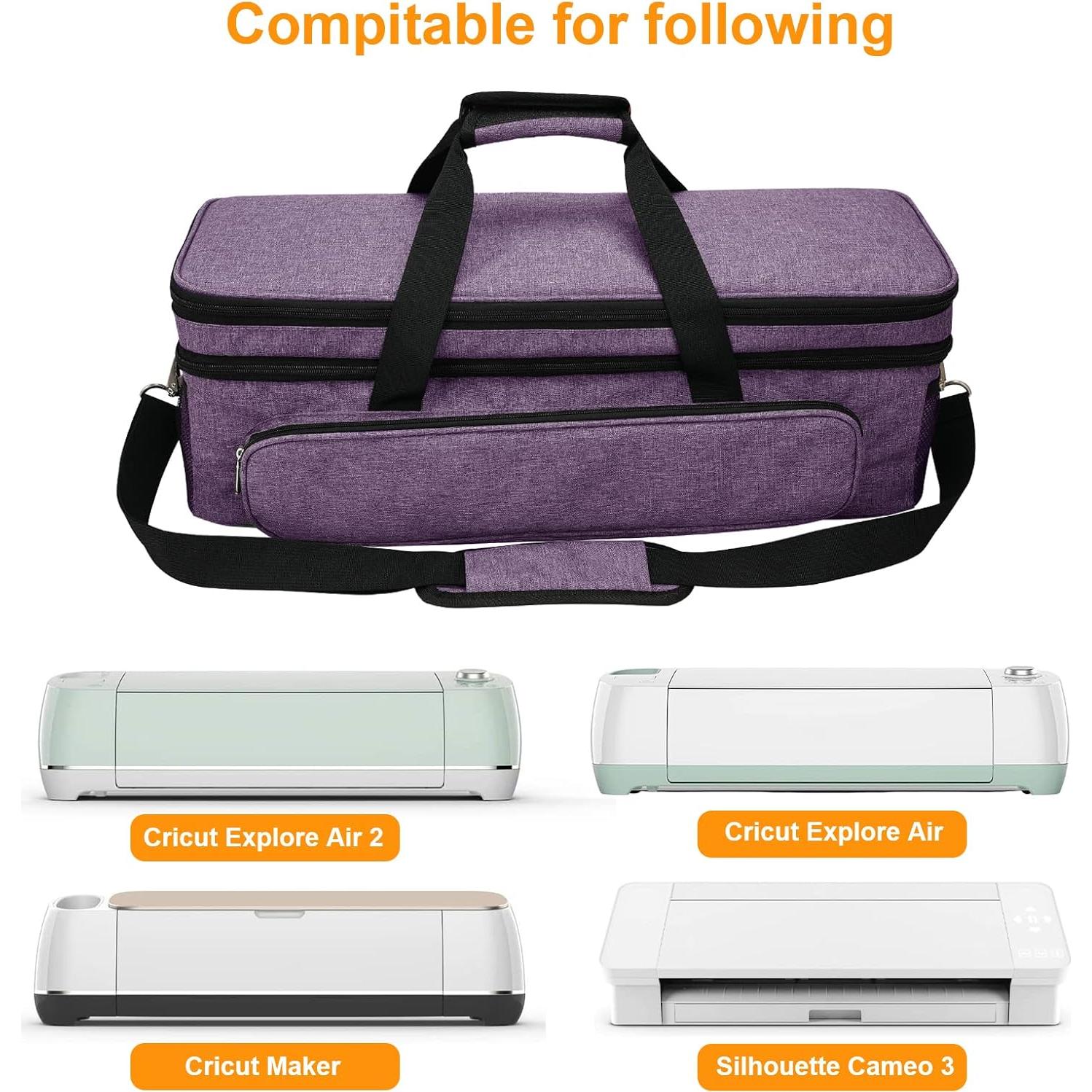 Funda Doble Capa Luxiv para Cricut Explore/Air/Maker 58x20x20cm