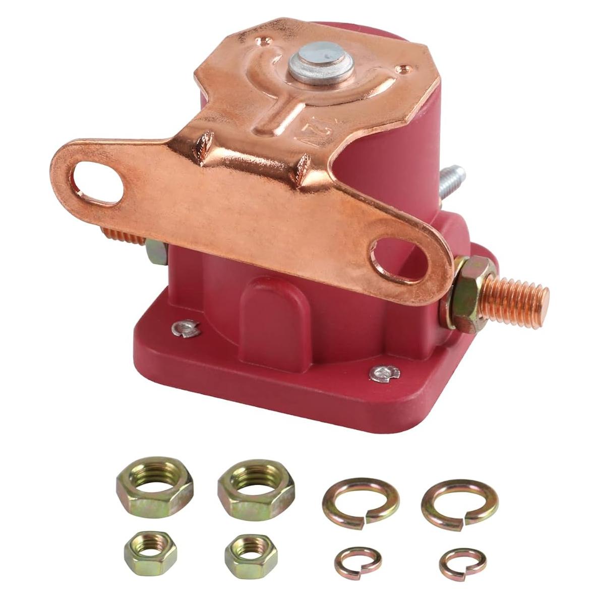 Relé Solenoide Rojo 12V JDMSPEED para Arrancador Ford