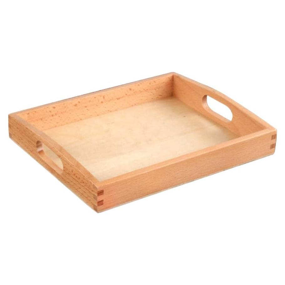 Bandeja de Madera Ovalada NUOBESTY 32.5x25cm para Servir