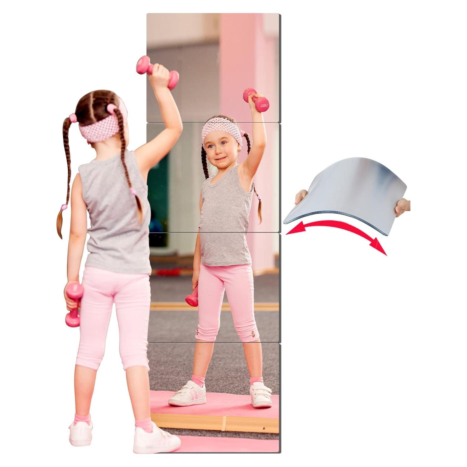 Espejo Irrompible BQRIS 4 Piezas 30x30 cm Autoadhesivo