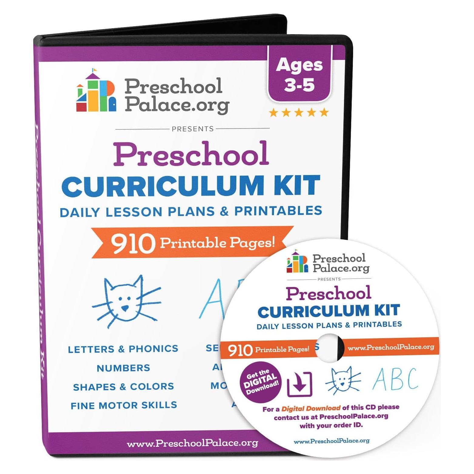 Kit Currículo Preescolar Palacio de Preescolar - CD Imprimible 900 Páginas