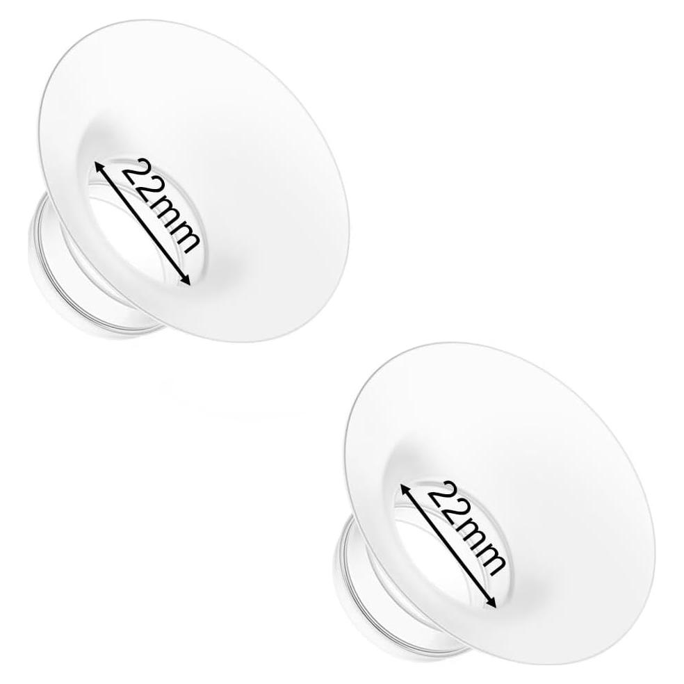 Insertos de brida 22 mm BDICOVE para extractores de leche