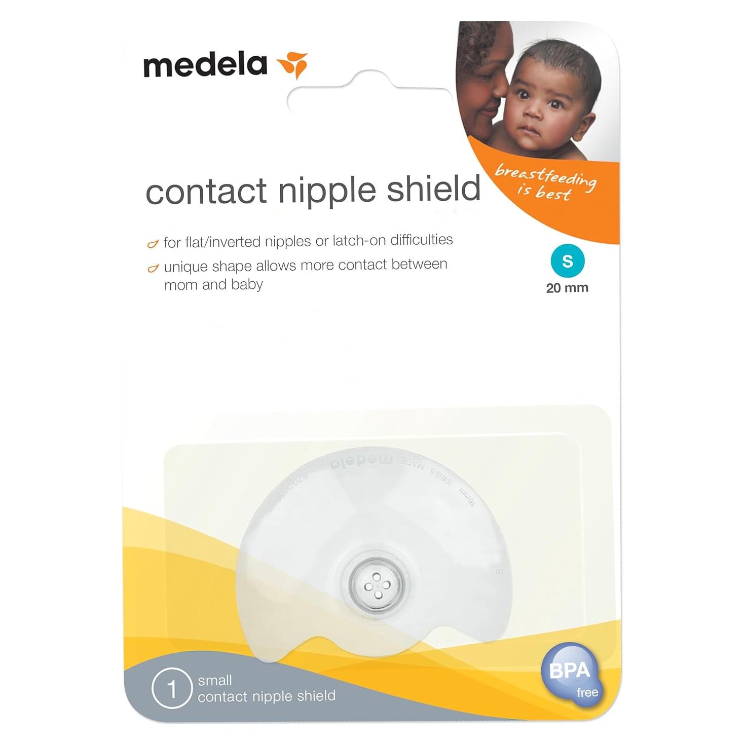 Escudo de pezón Medela Contact 20mm para lactancia sin BPA