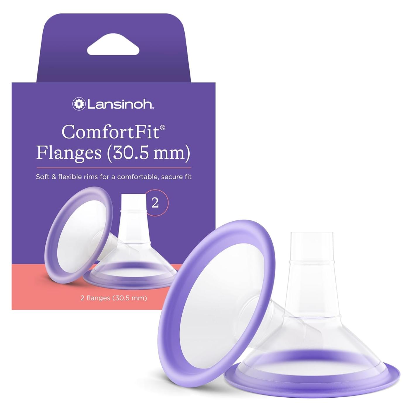 Flanges de Extractor de Leche Lansinoh ComfortFit 30.5mm - 2 Unidades