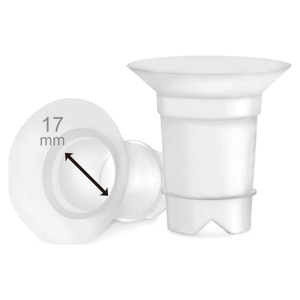 Inserts de Flange Maymom 17 mm para Medela y Spectra 24 mm