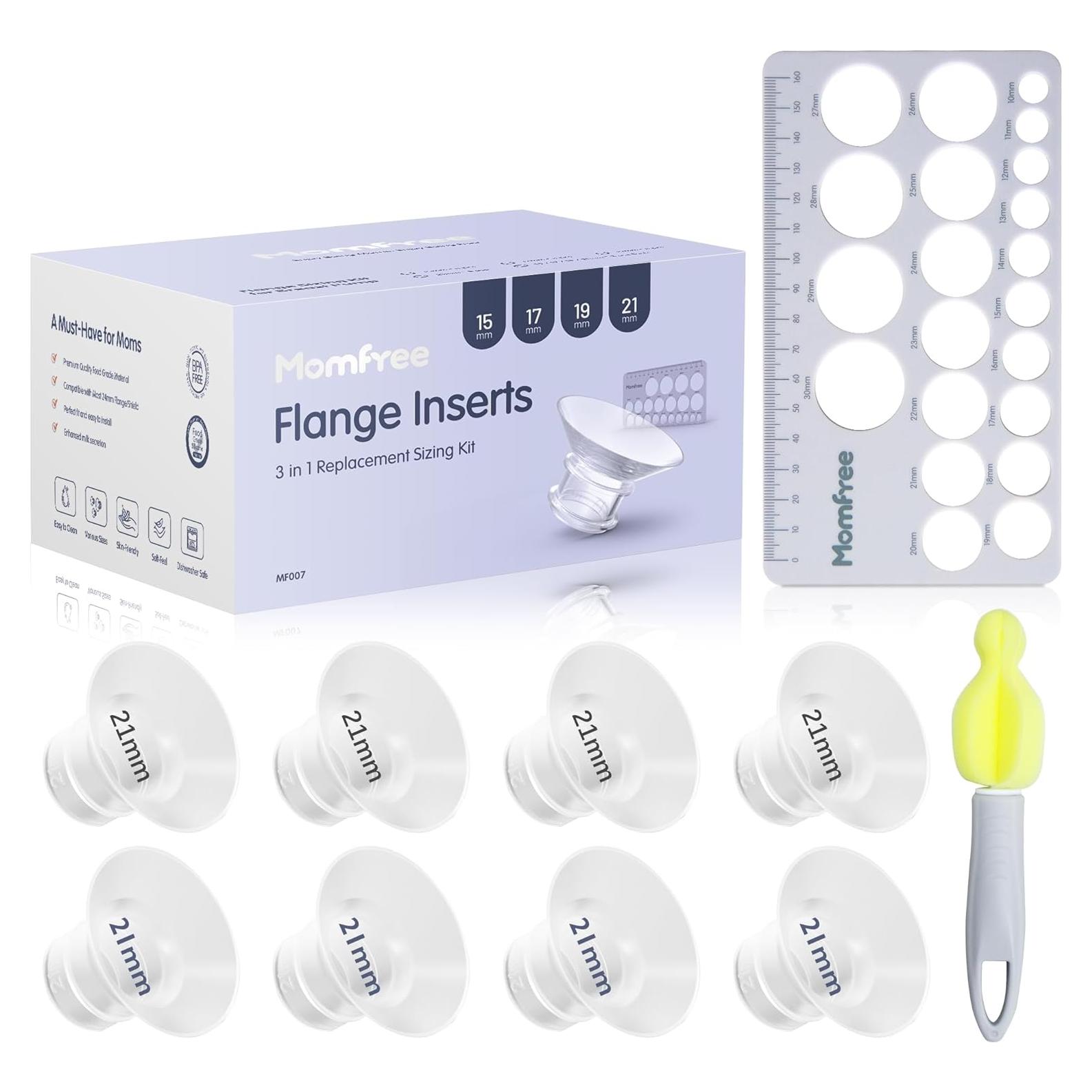 Kit de Bridas de 21mm 8PCS Momfree para Extractores de Leche