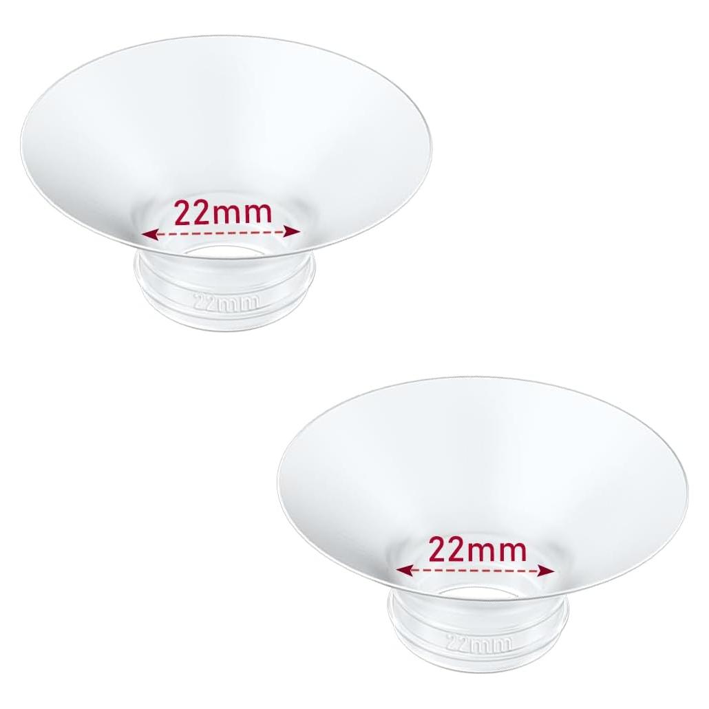 Insertos de Brida 2PCS 22mm IVARONAL para Extractores de Leche